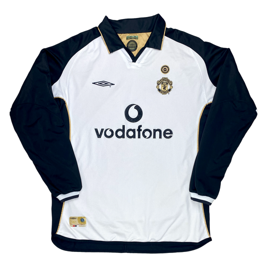 Manchester United Away/Third Shirt Long Sleeve (2001-02) | Extra Large