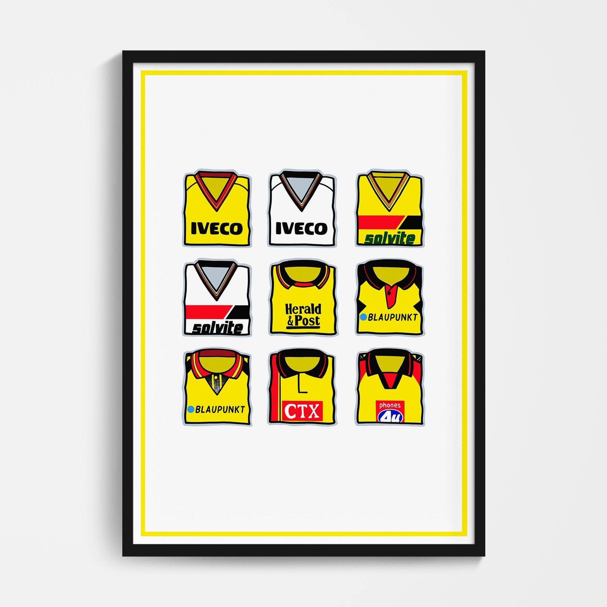 Watford Shirts Through the Years