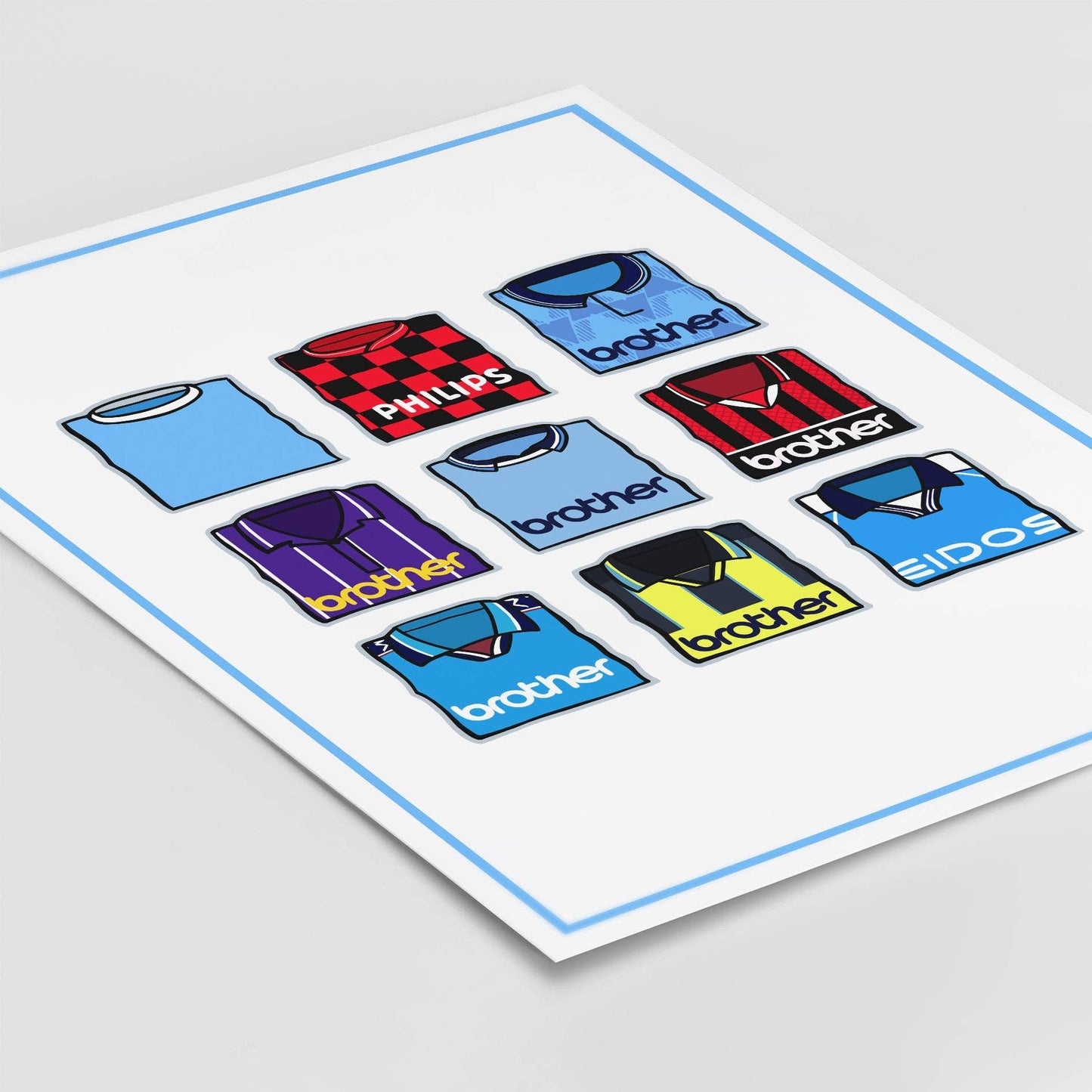 Manchester City Shirts Through the Years