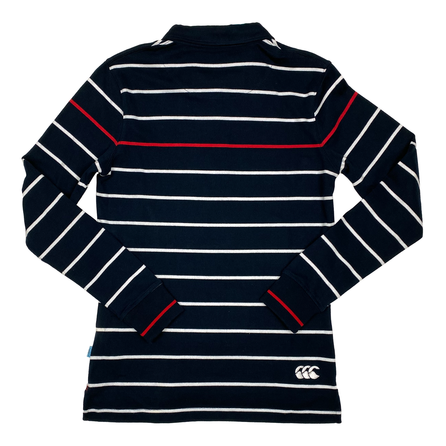 England Navy Long Sleeve Polo Shirt | Women's Small