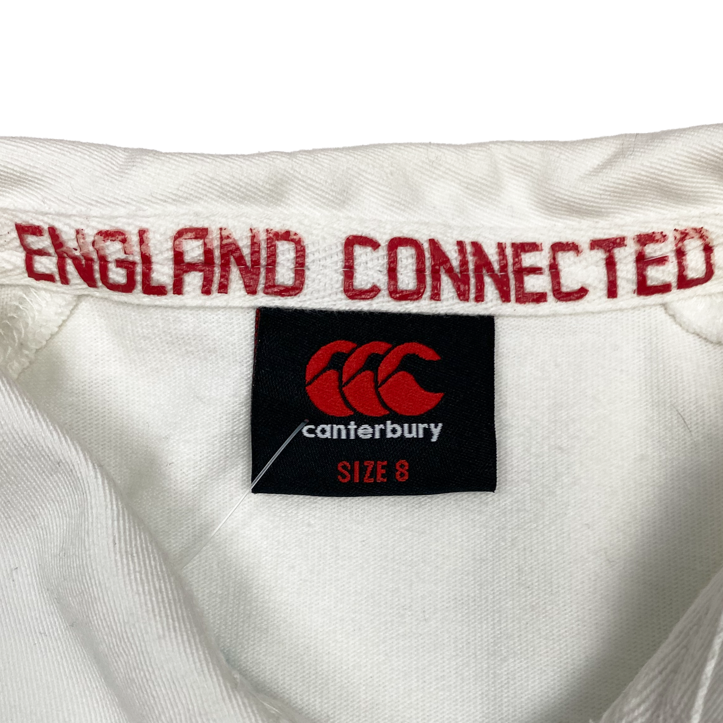 England White Long Sleeve Polo Shirt | Women's Small
