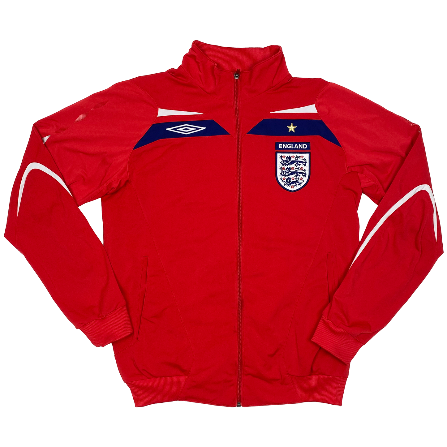 Red England Training Jacket (2007) | Medium