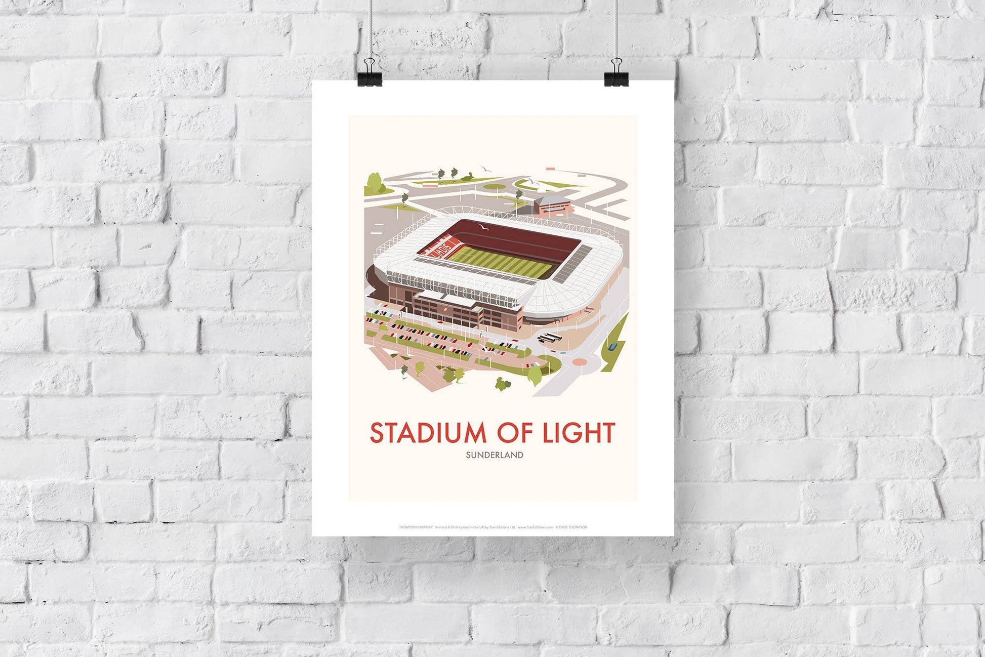 Stadium Of Light, Sunderland Art Print
