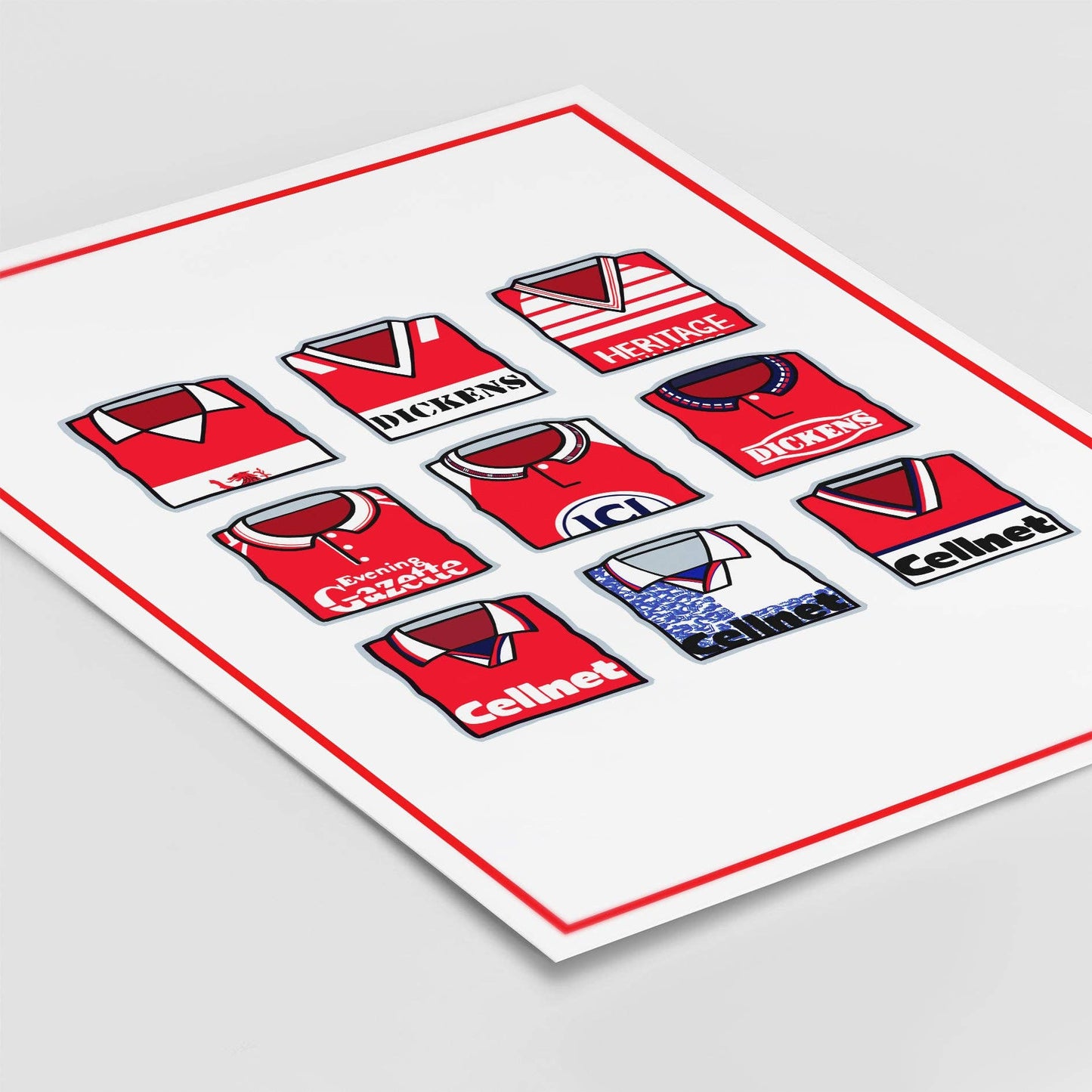 Middlesbrough Shirts Through the Years