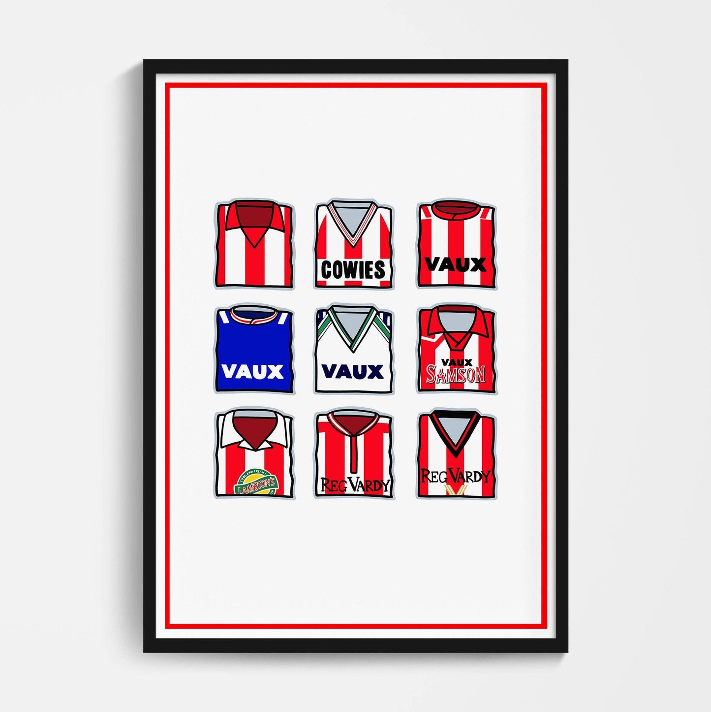 Sunderland Shirts Through the Years