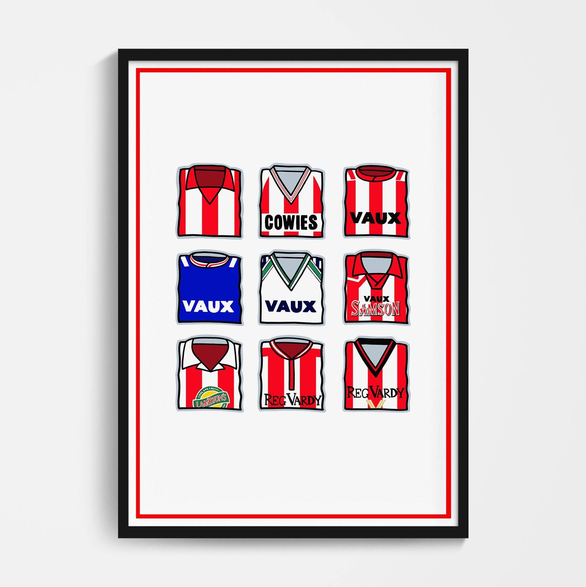 Sunderland Shirts Through the Years