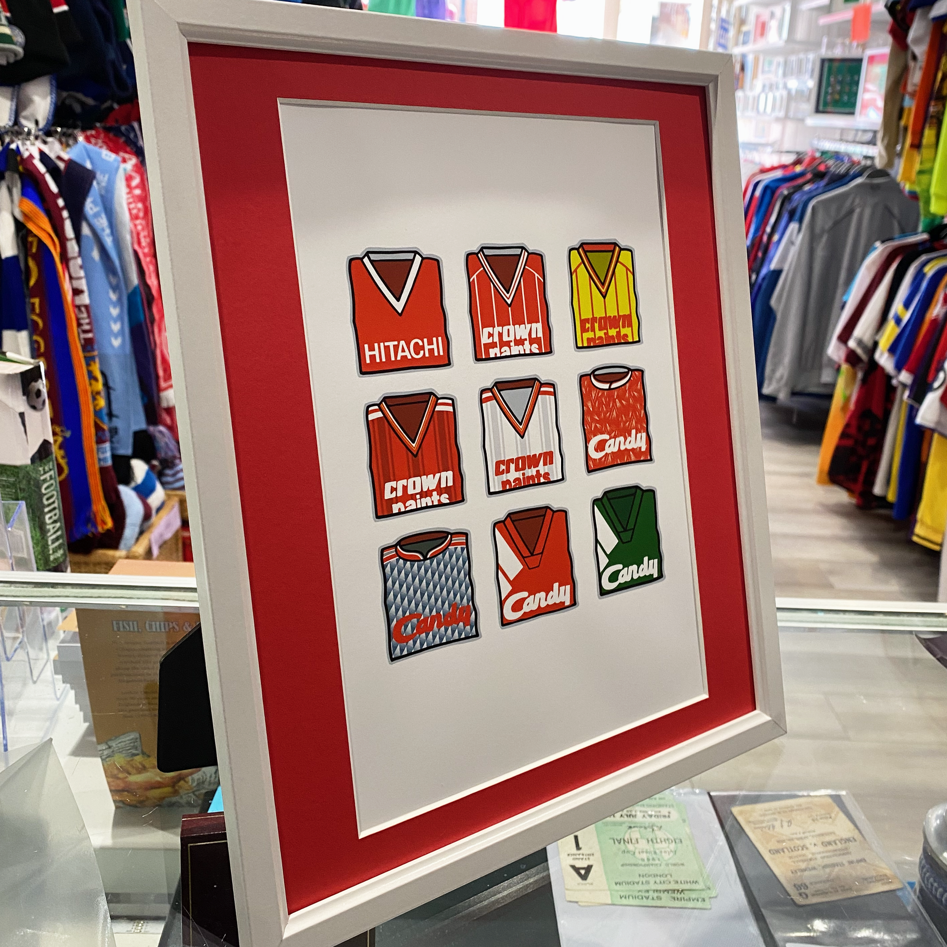 Liverpool Shirts Through the Years