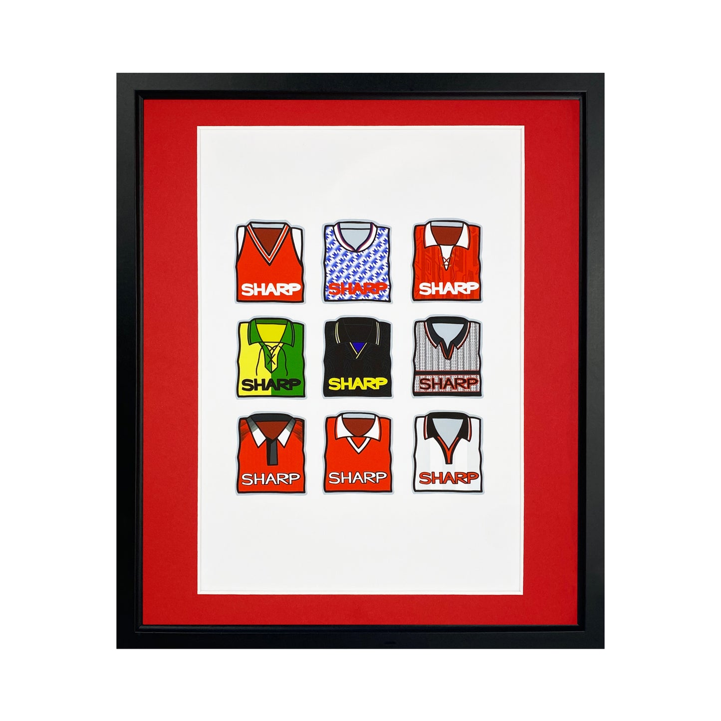 Manchester Utd Shirts Through the Years
