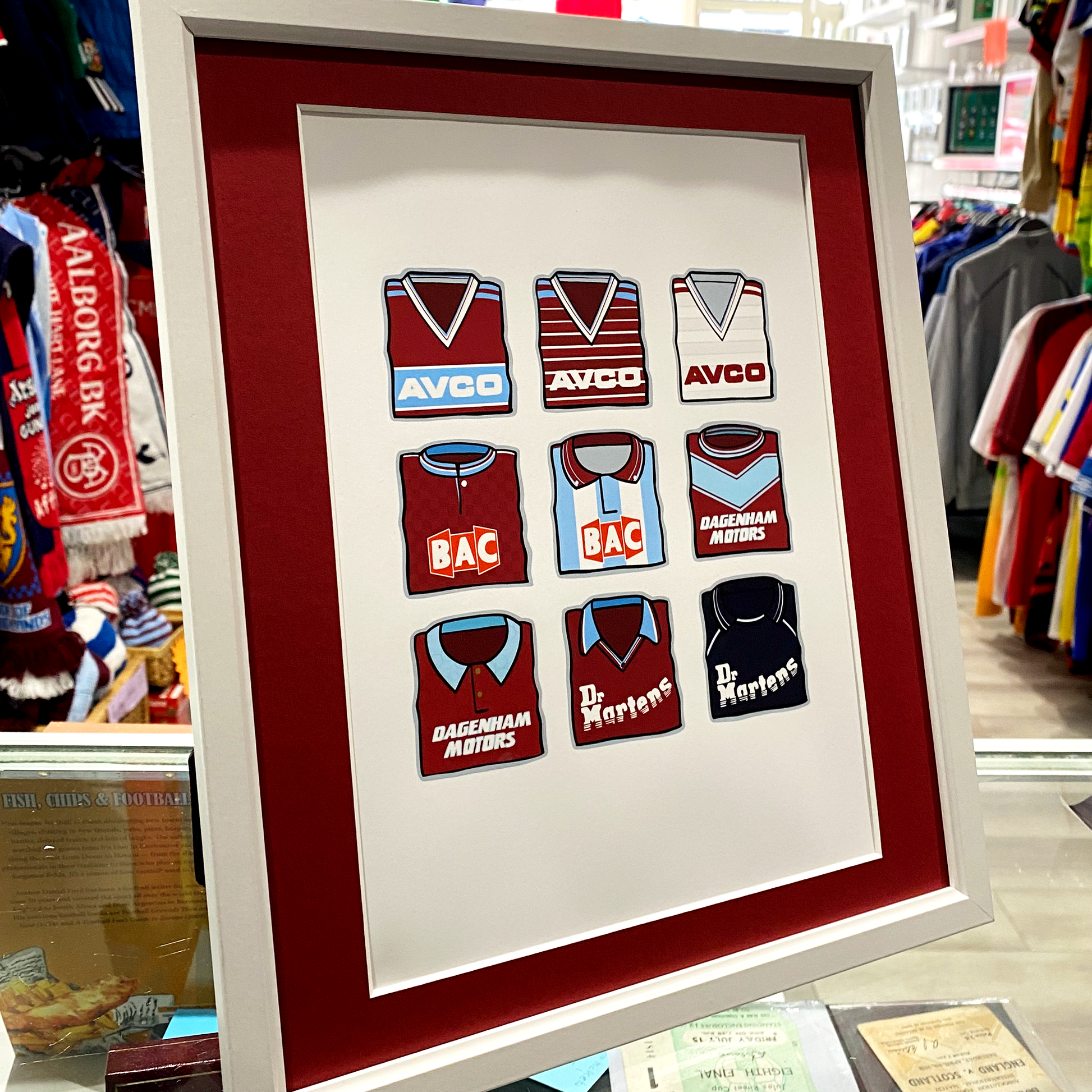West Ham United Shirts Through the Years