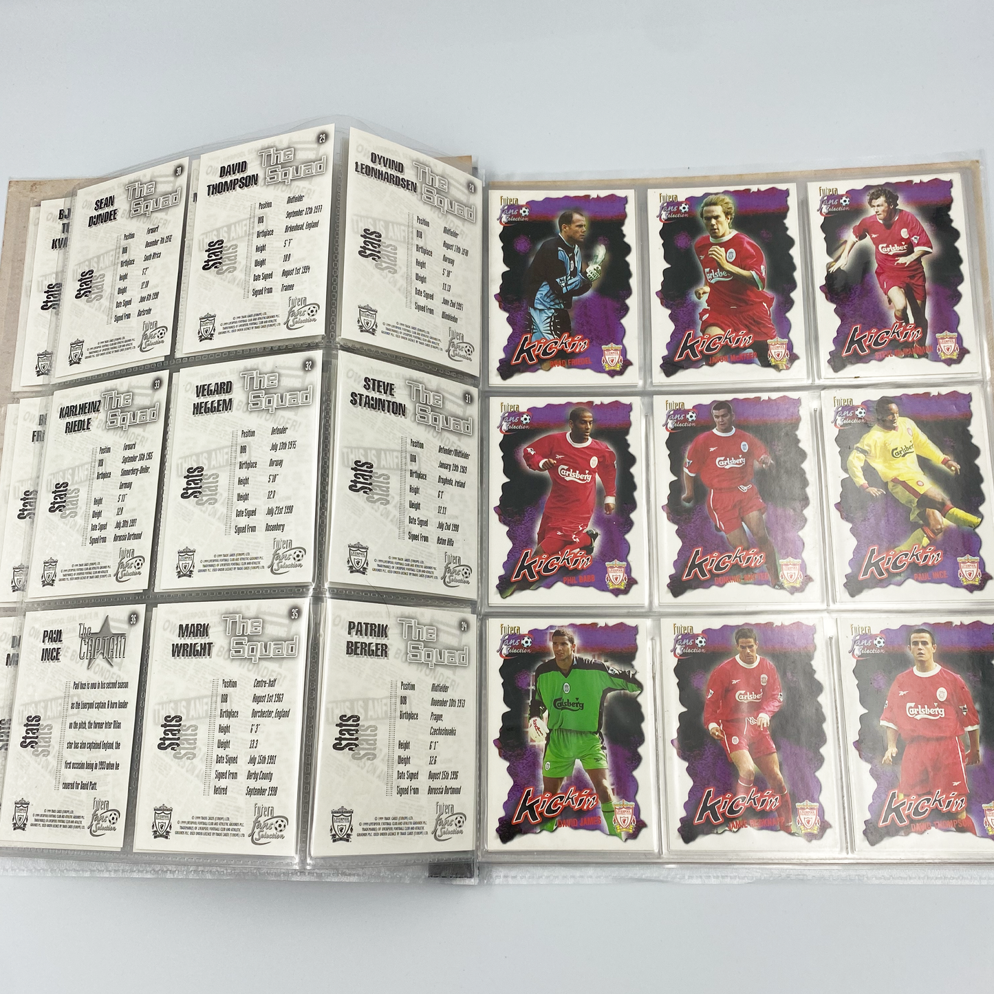 Liverpool 1999 Futera Fans' Selection Collector Card Album | Complete Set (Missing Special Editions)