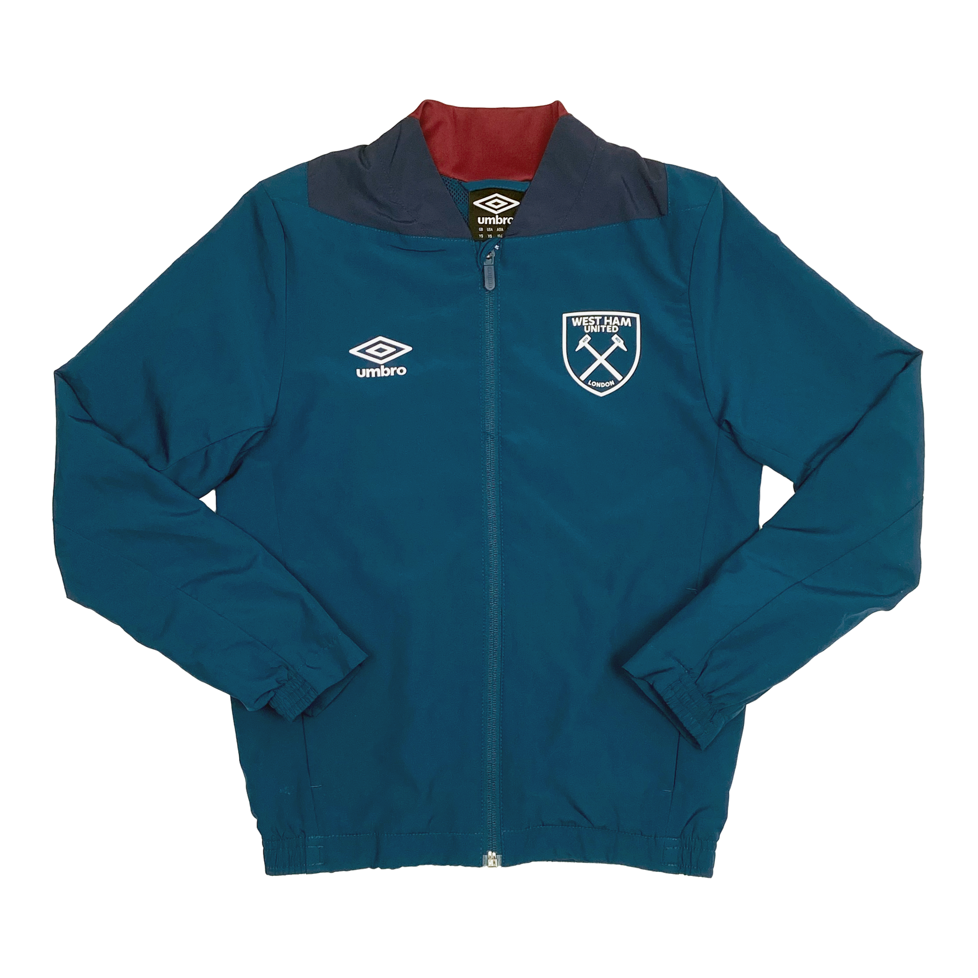 West Ham United Training Jacket Turquoise (2017-18) | 8-9 Years