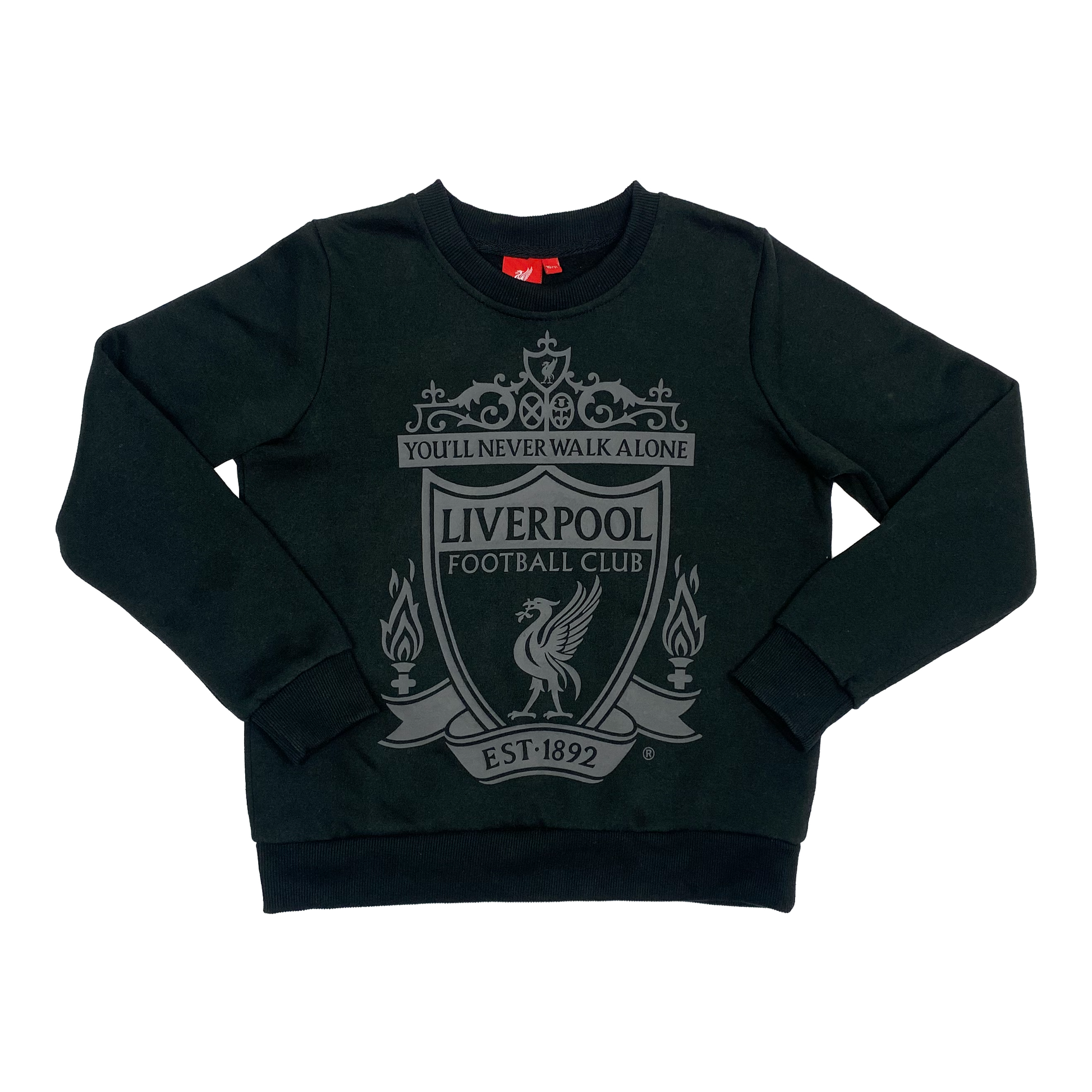 Liverpool Black Sweatshirt | 10-11 Years