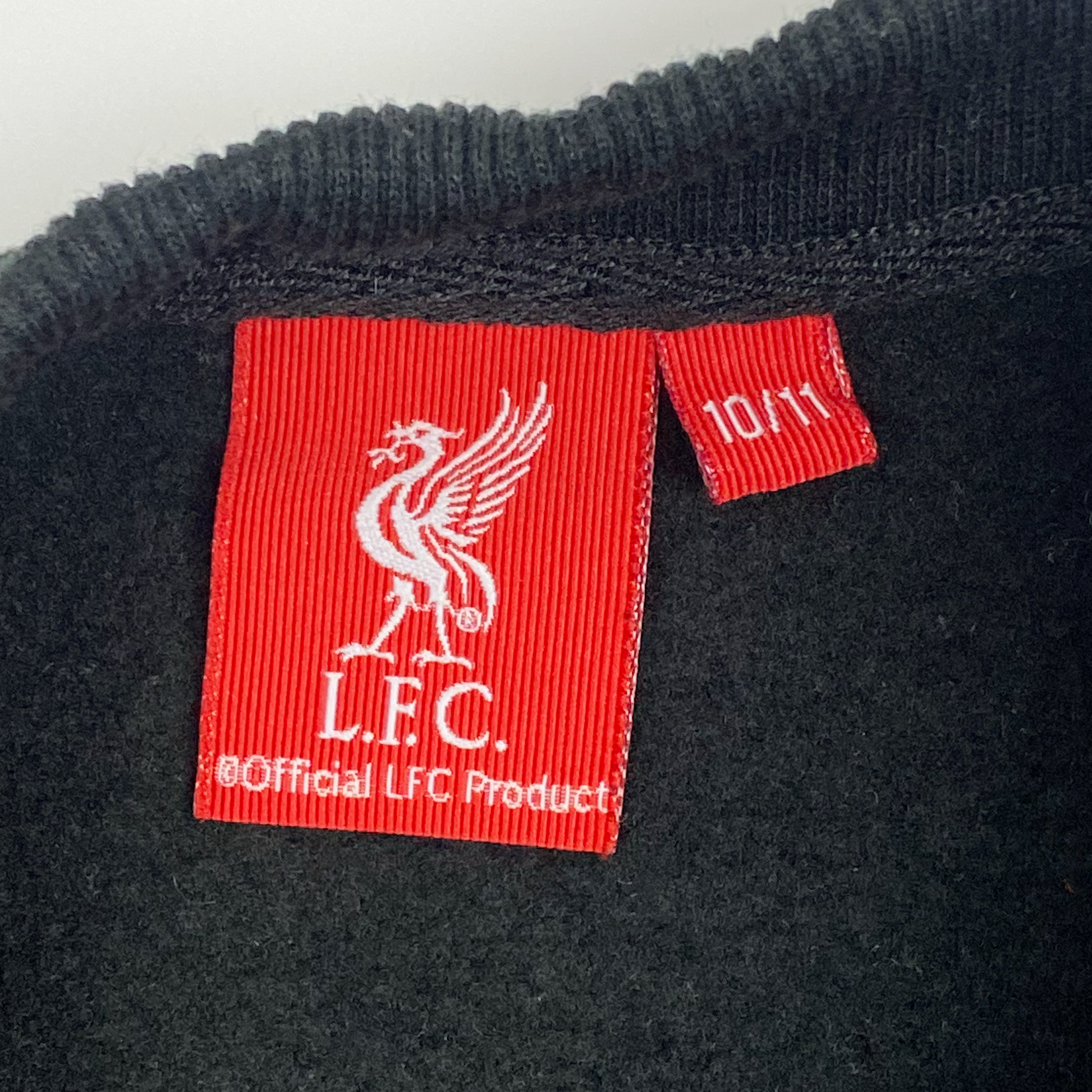 Liverpool Black Sweatshirt | 10-11 Years