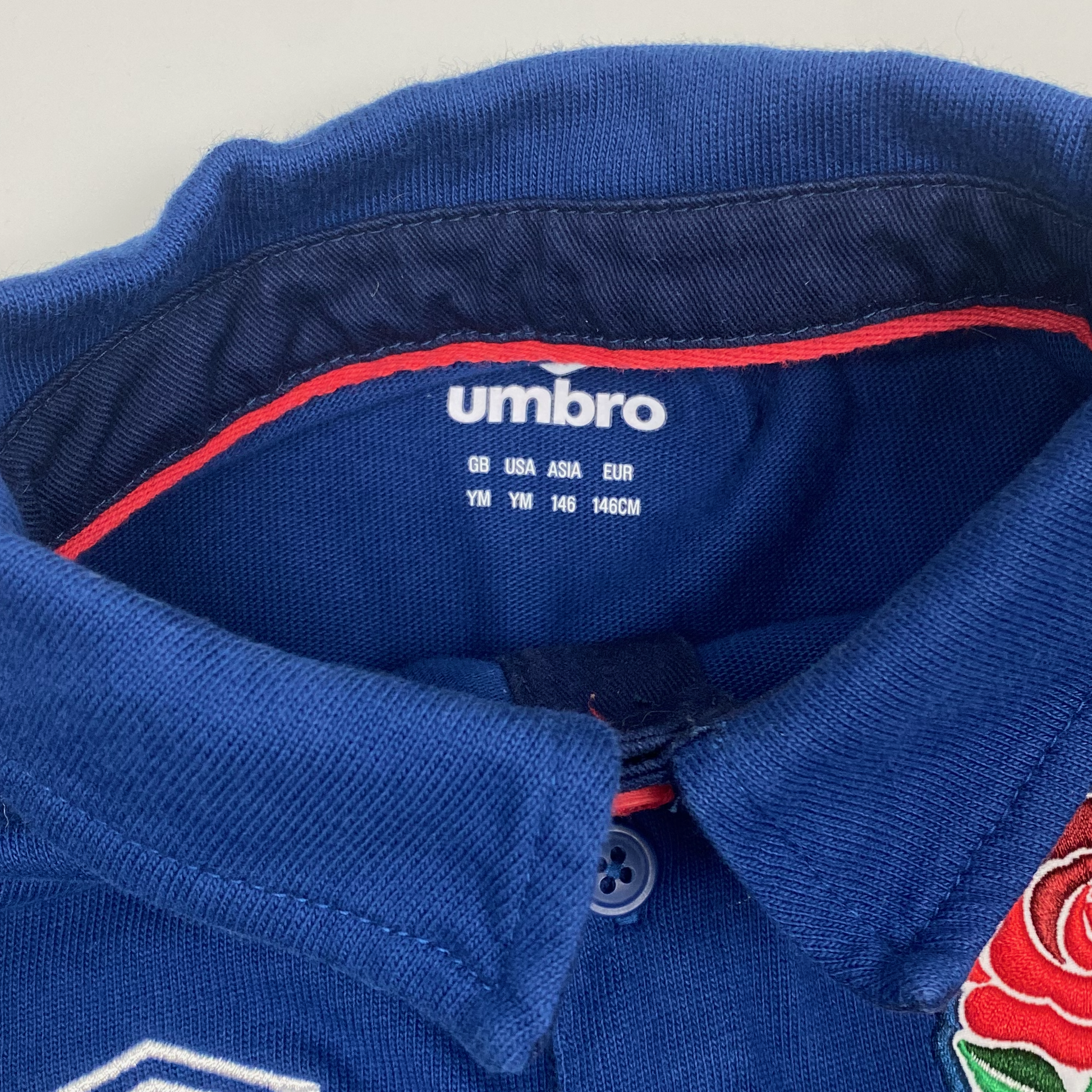 England Rugby Union Polo Shirt | 10-11 Years