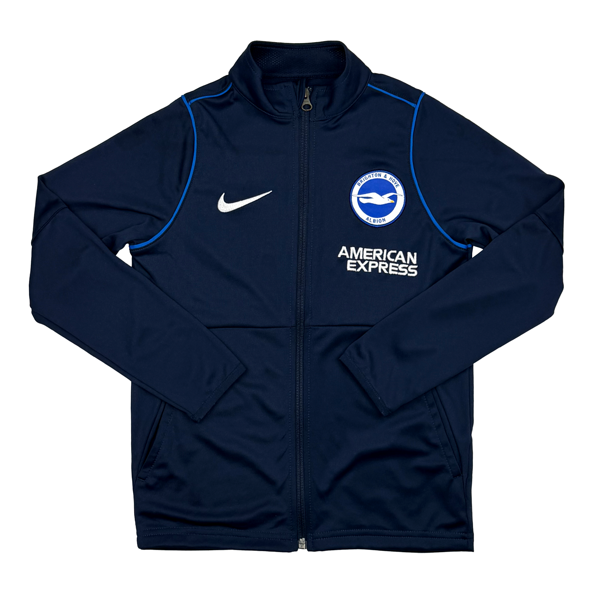 Brighton & Hove Albion Navy Full-Zip Track Top for Kids – Students