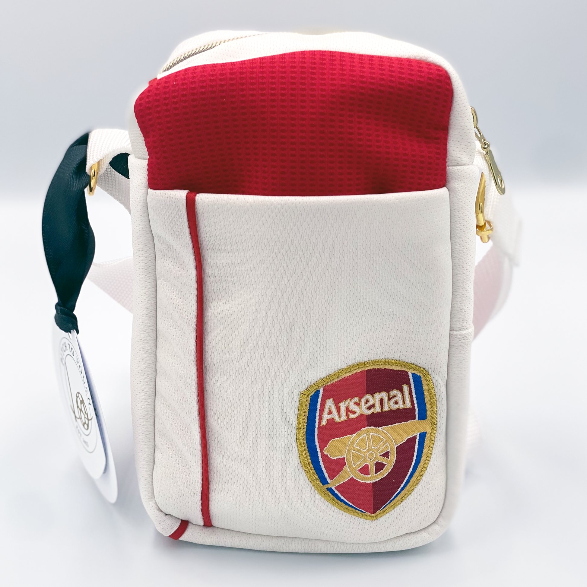 Arsenal White Crossbody Bag