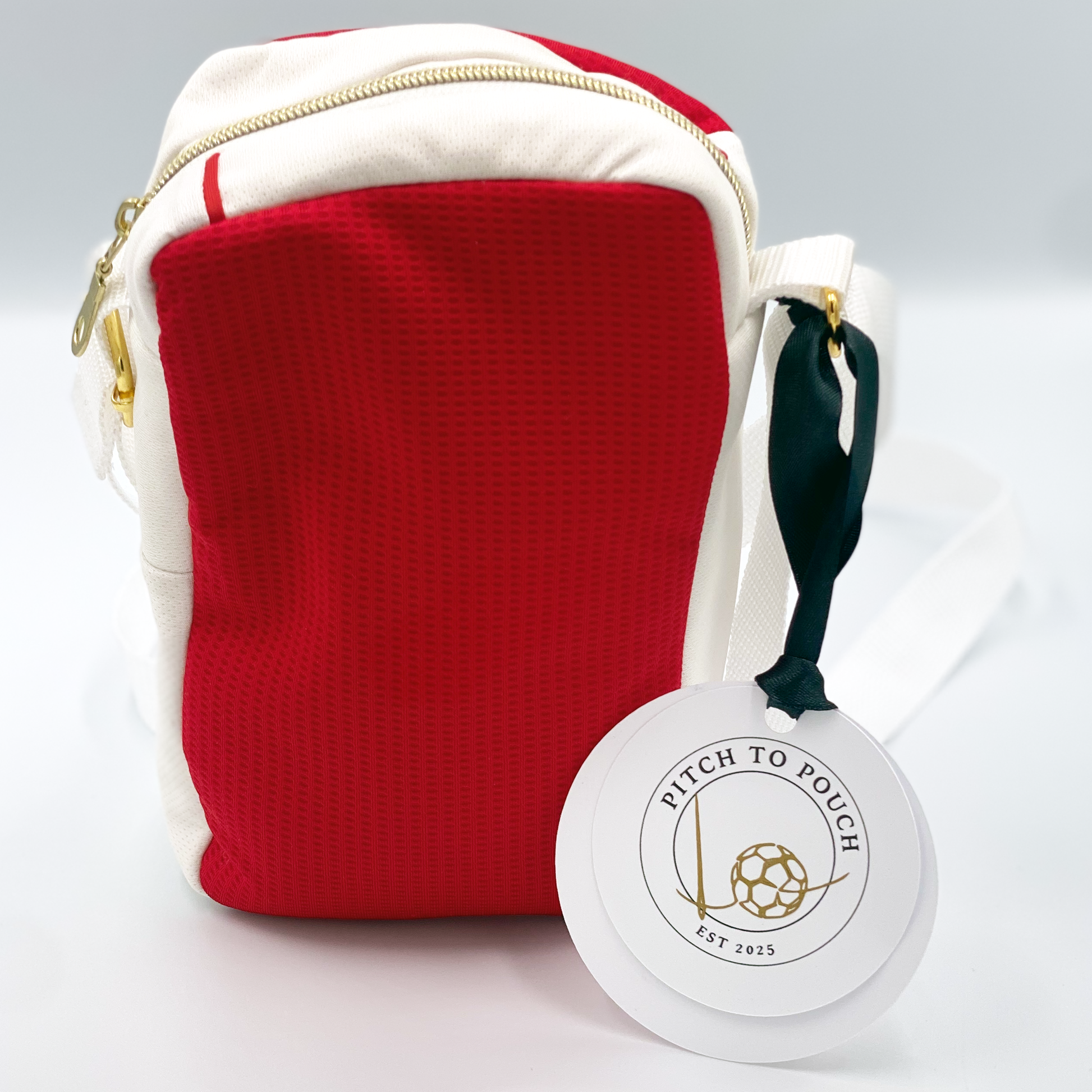 Arsenal White Crossbody Bag