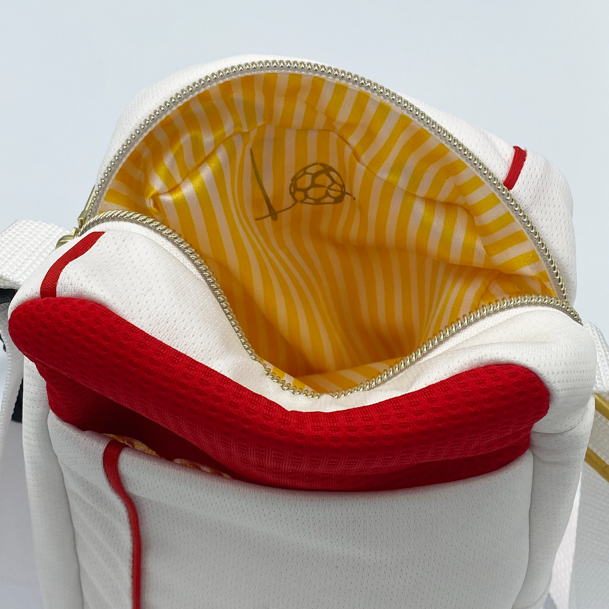 Arsenal White Crossbody Bag
