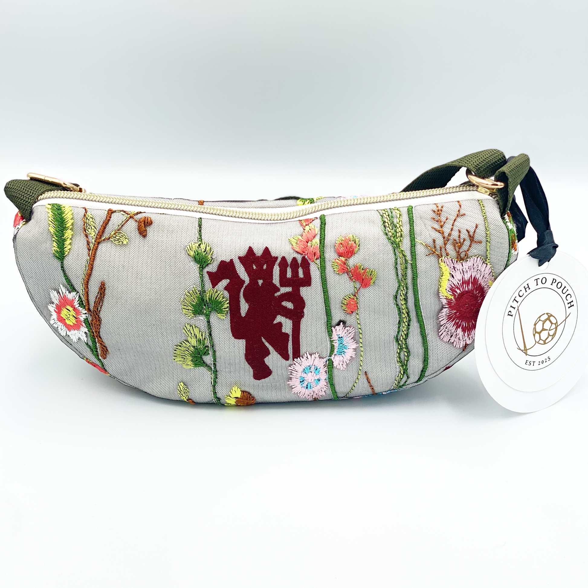 Manchester United Embroidered Crossbody Bag