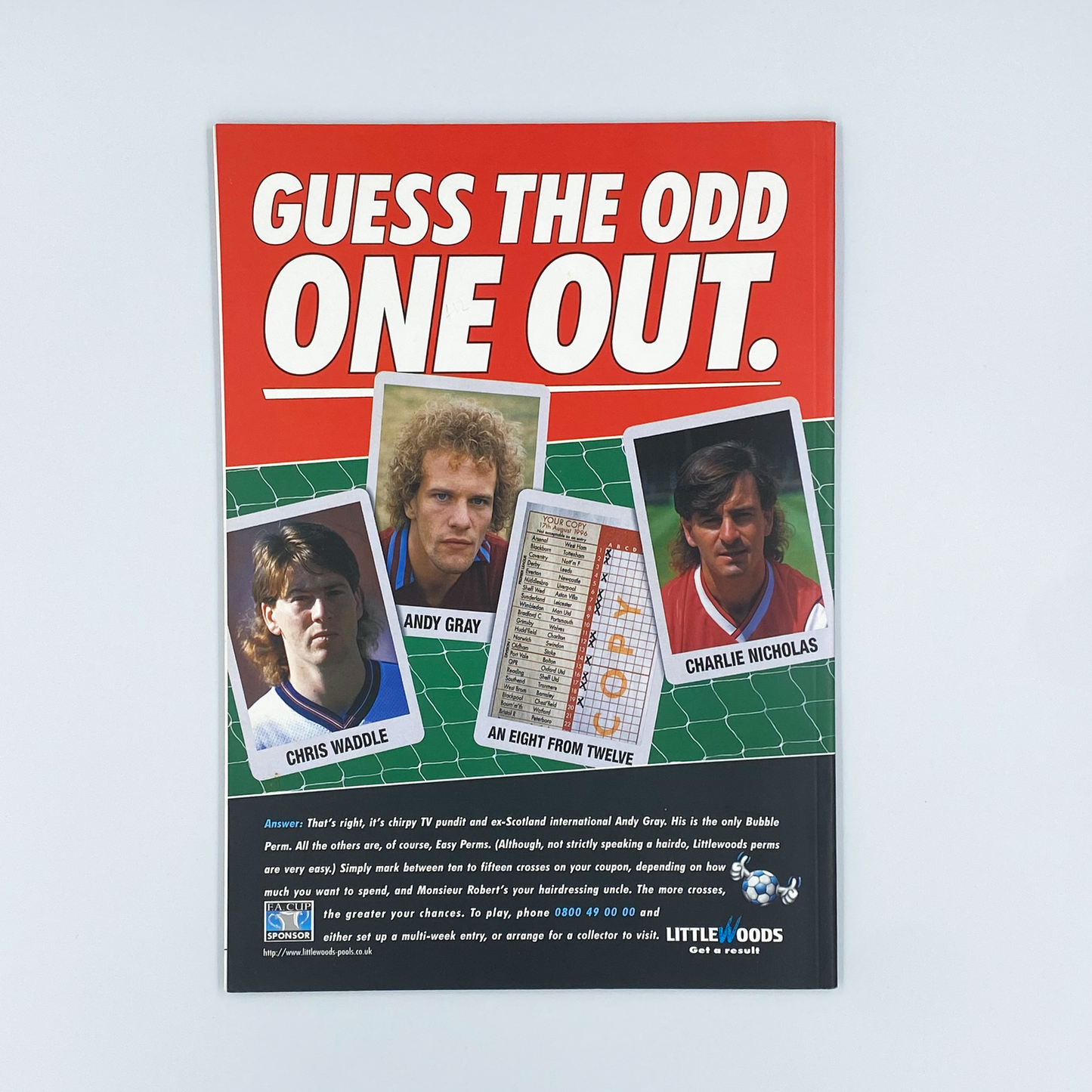 1998 FA Cup Final Programme & Ticket