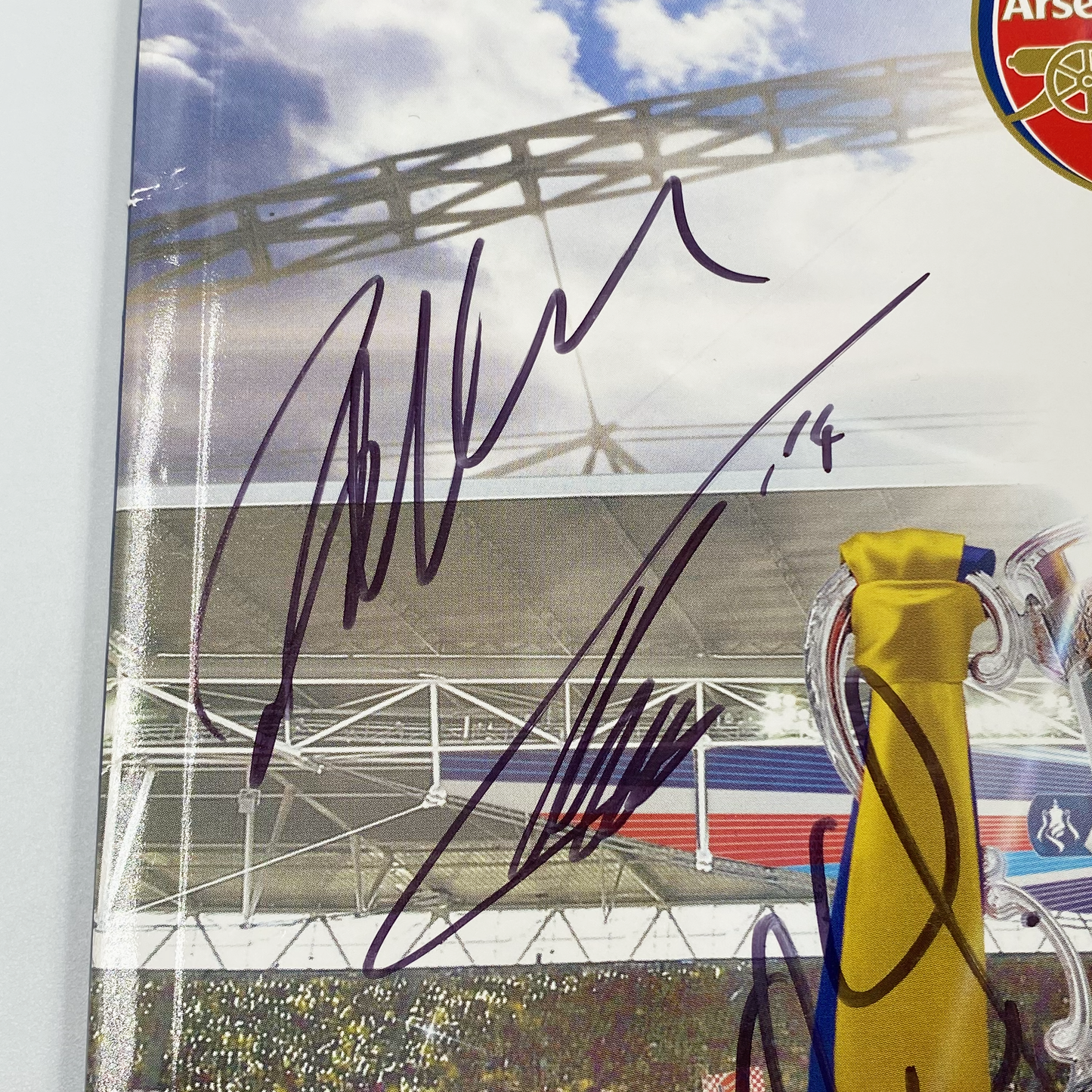2015 FA Cup Final Signed Programme & Ticket