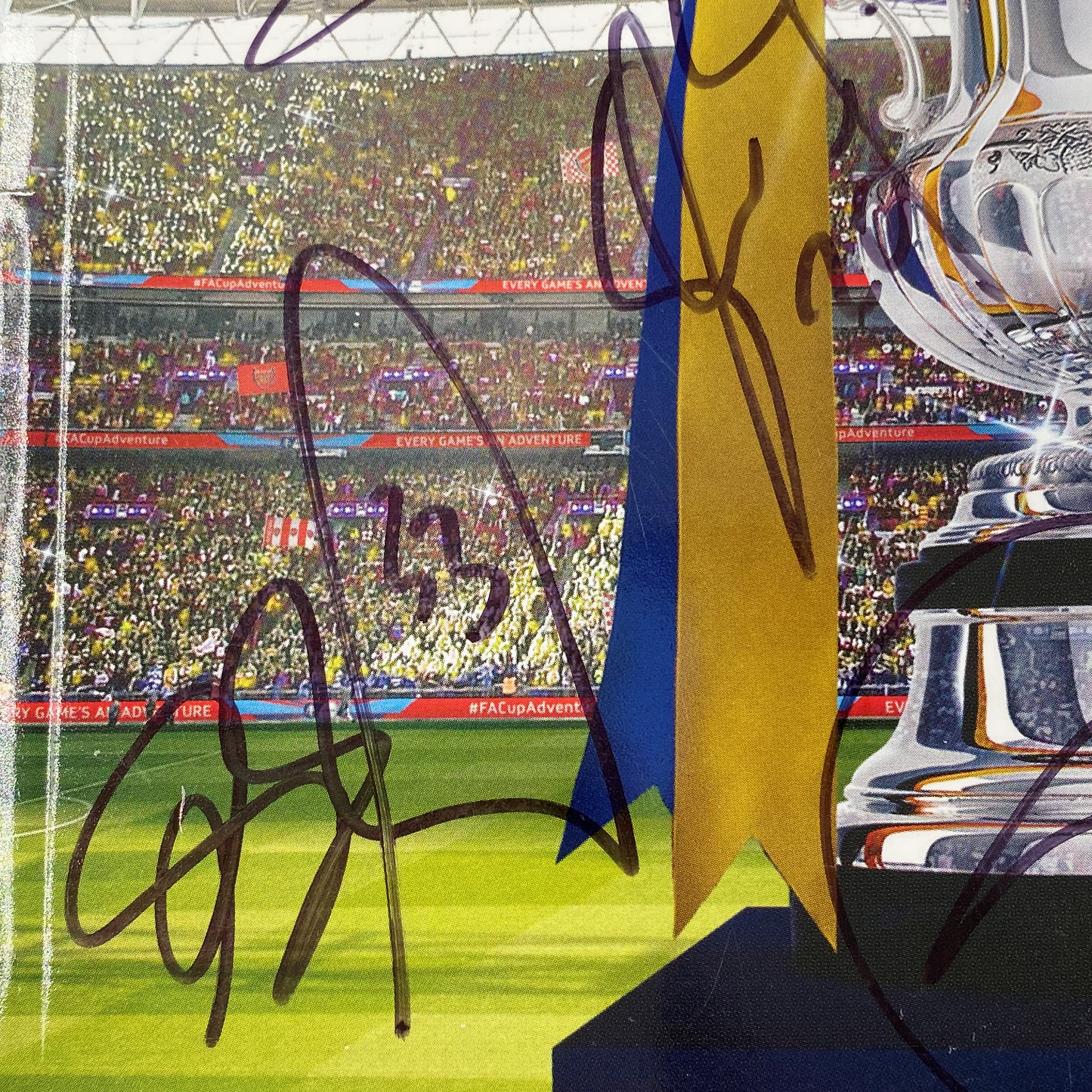 2015 FA Cup Final Signed Programme & Ticket