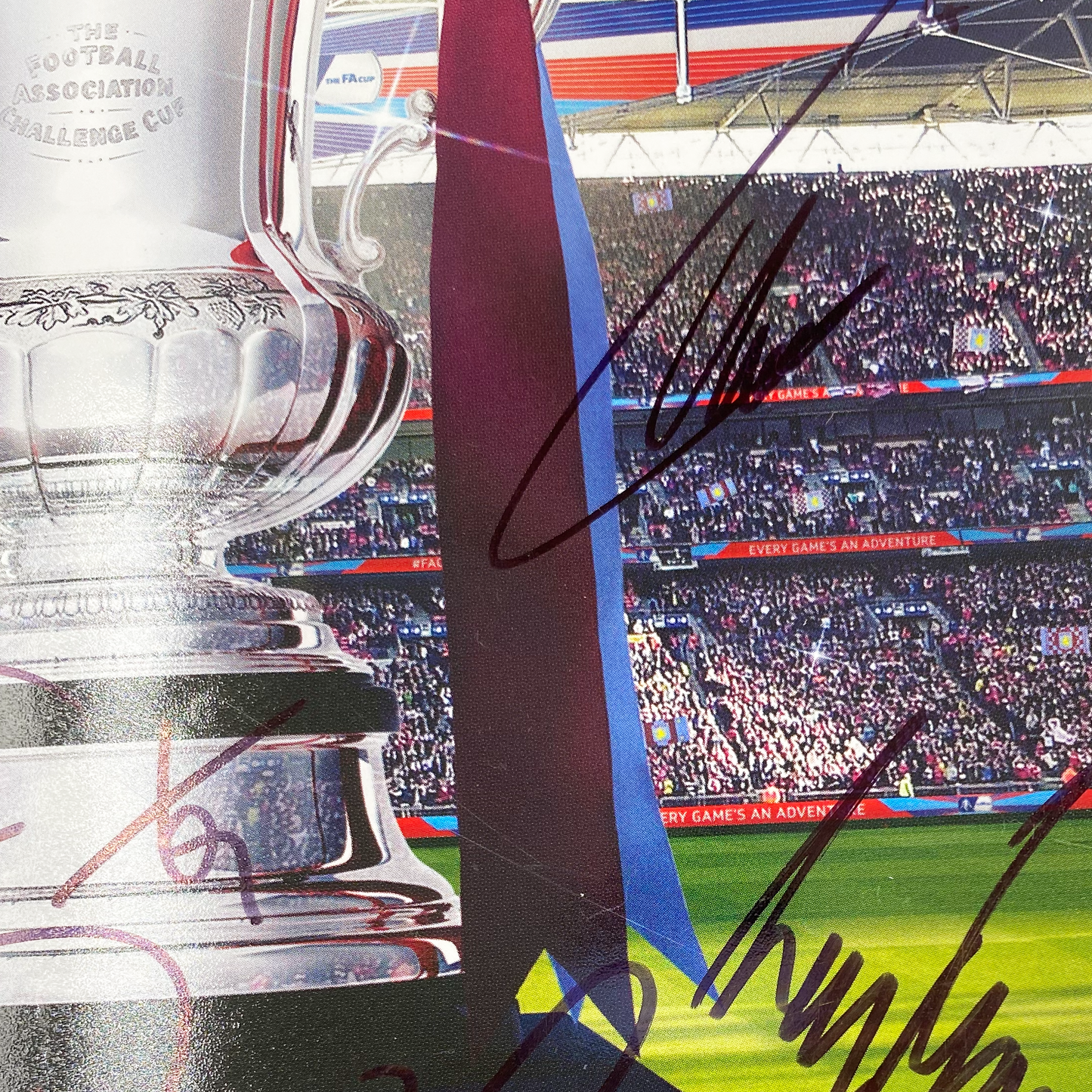 2015 FA Cup Final Signed Programme & Ticket