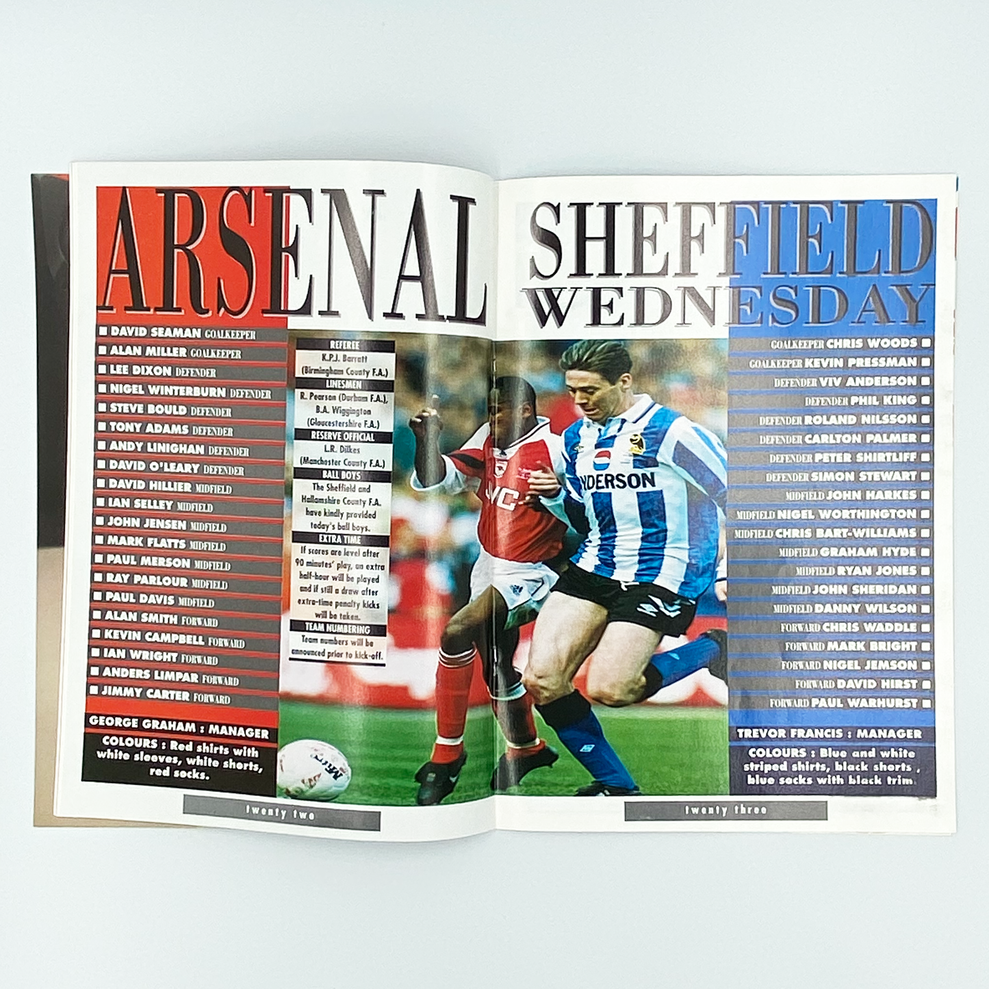 1993 FA Cup Final Replay Programme & Ticket