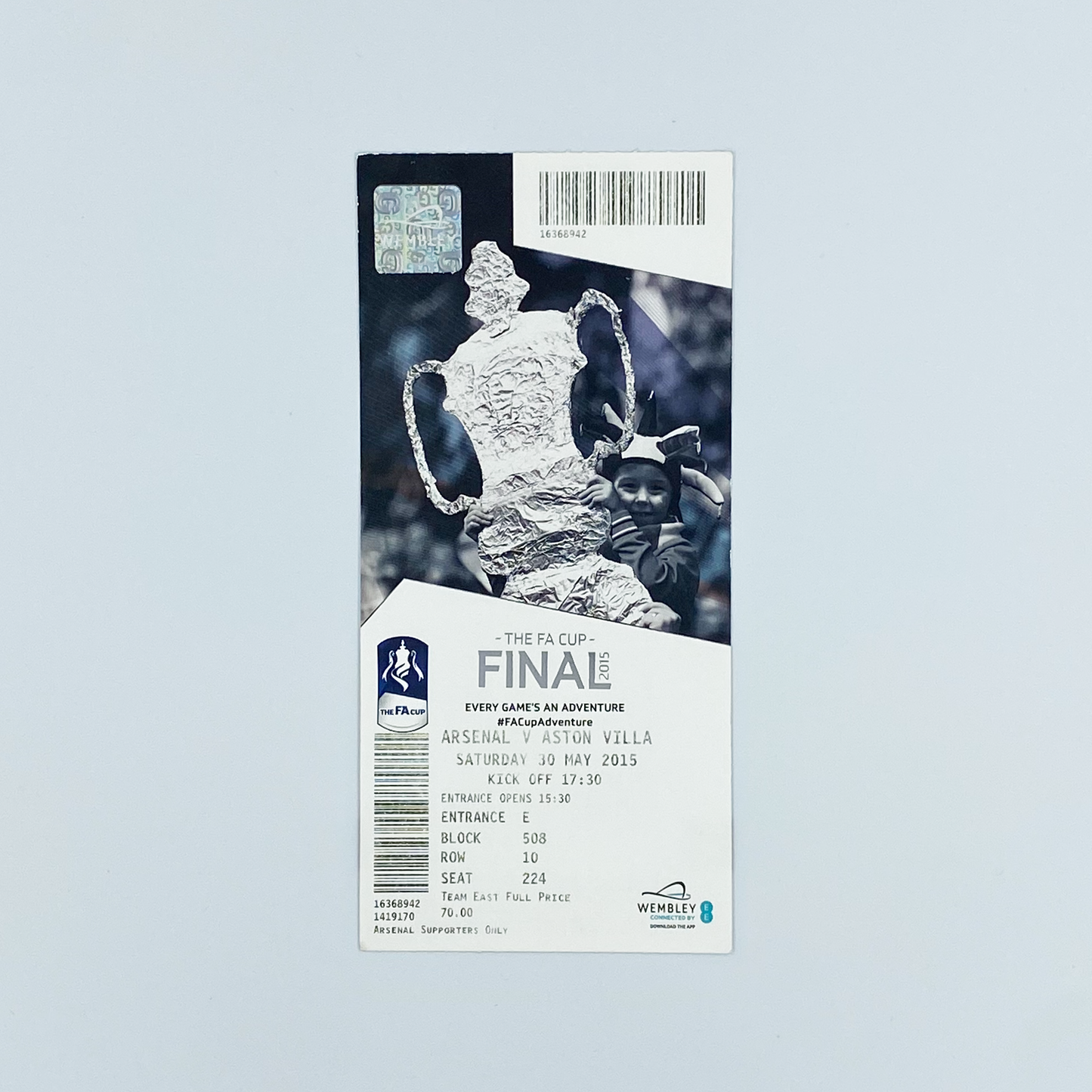 2015 FA Cup Final Programme & Ticket