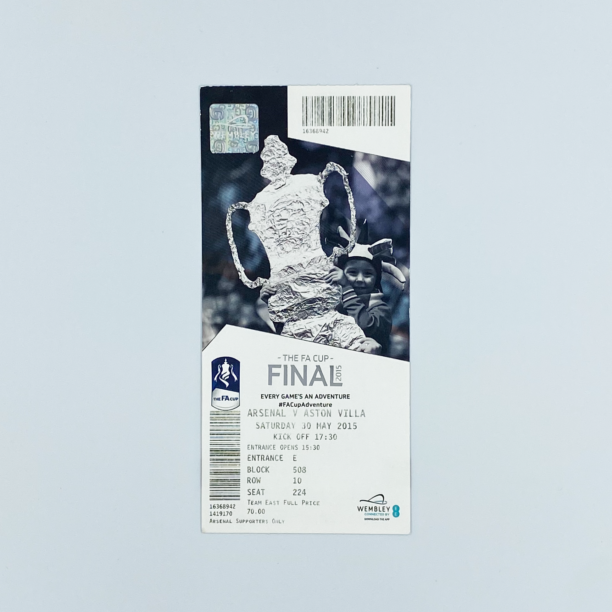 2015 FA Cup Final Programme & Ticket