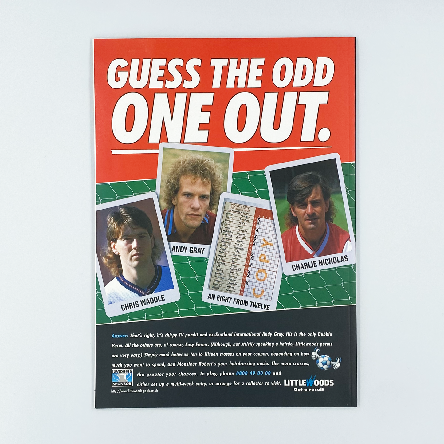 1998 FA Cup Final Programme