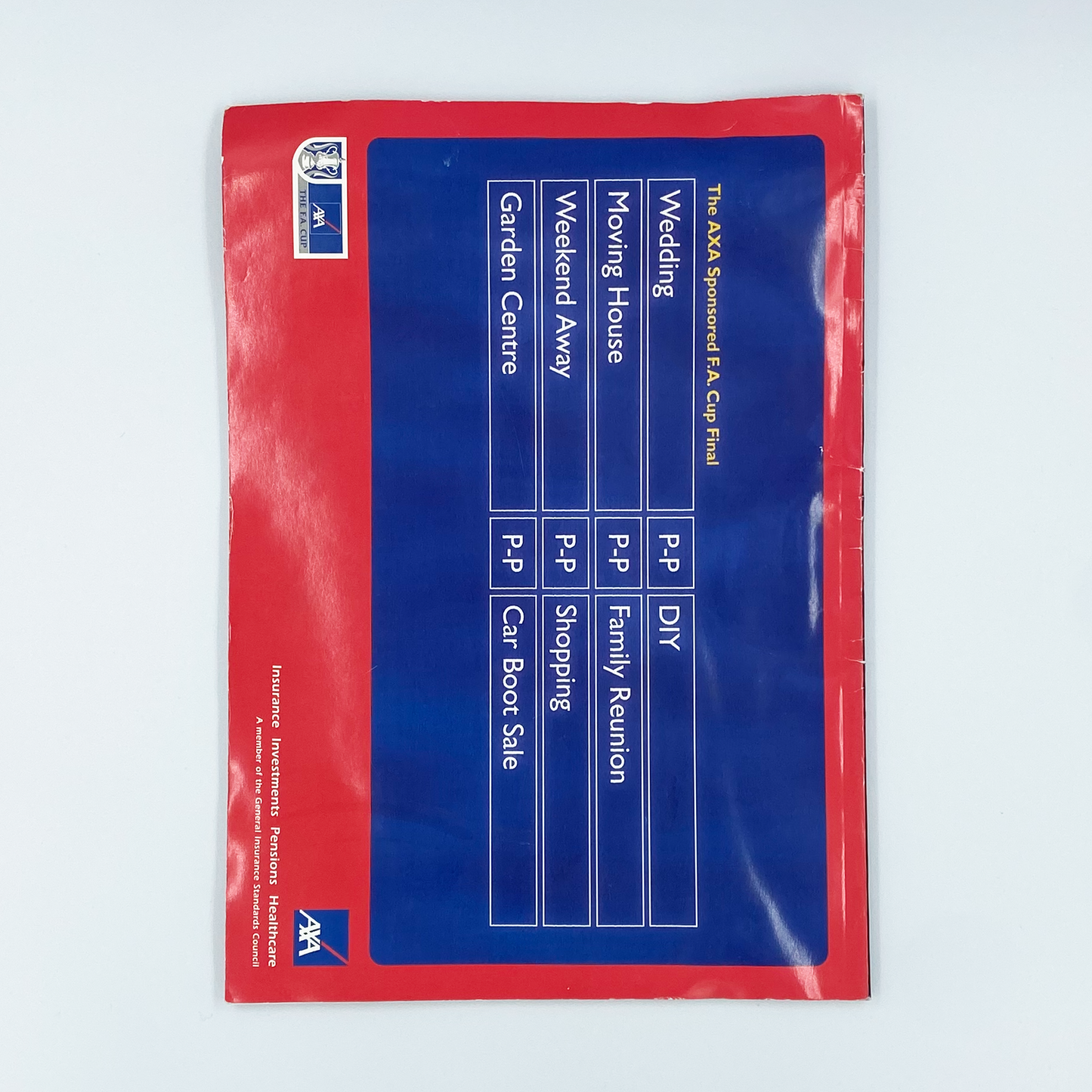 2001 FA Cup Final Programme