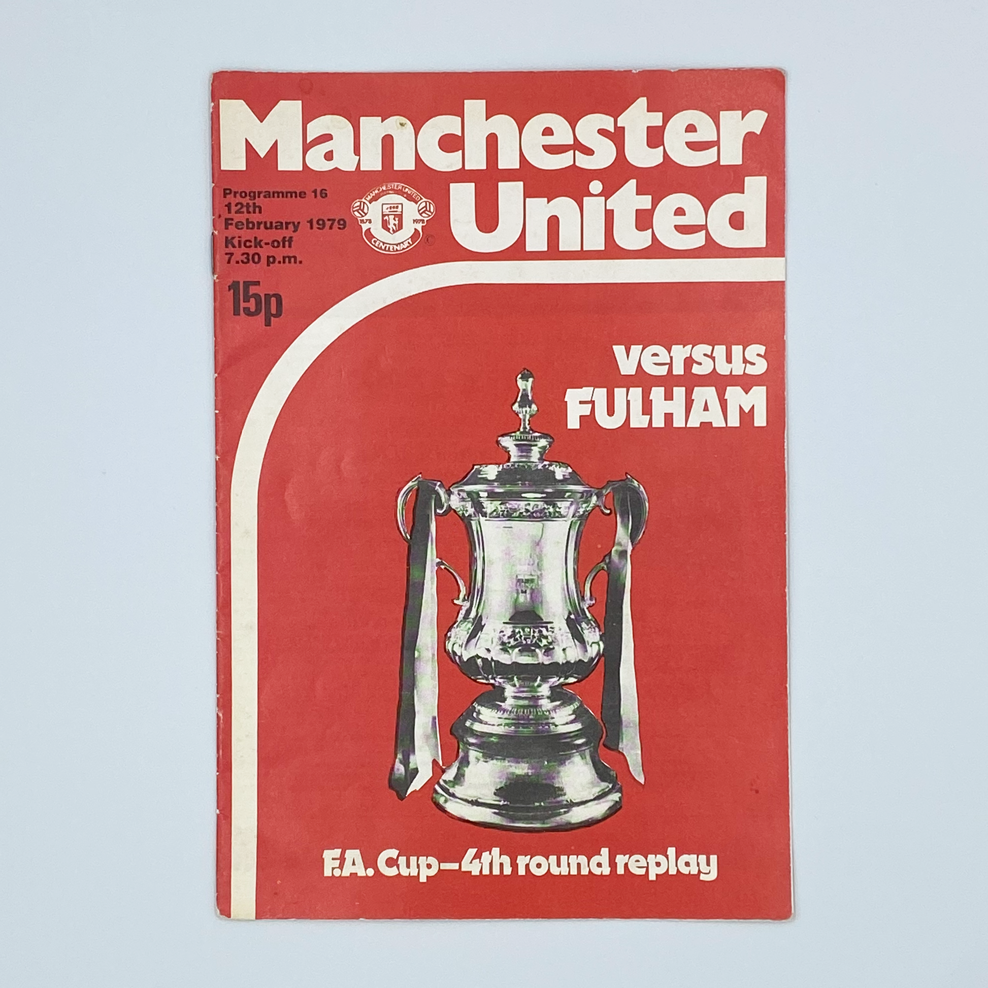 Manchester United vs Fulham Programme (12 February, 1979)
