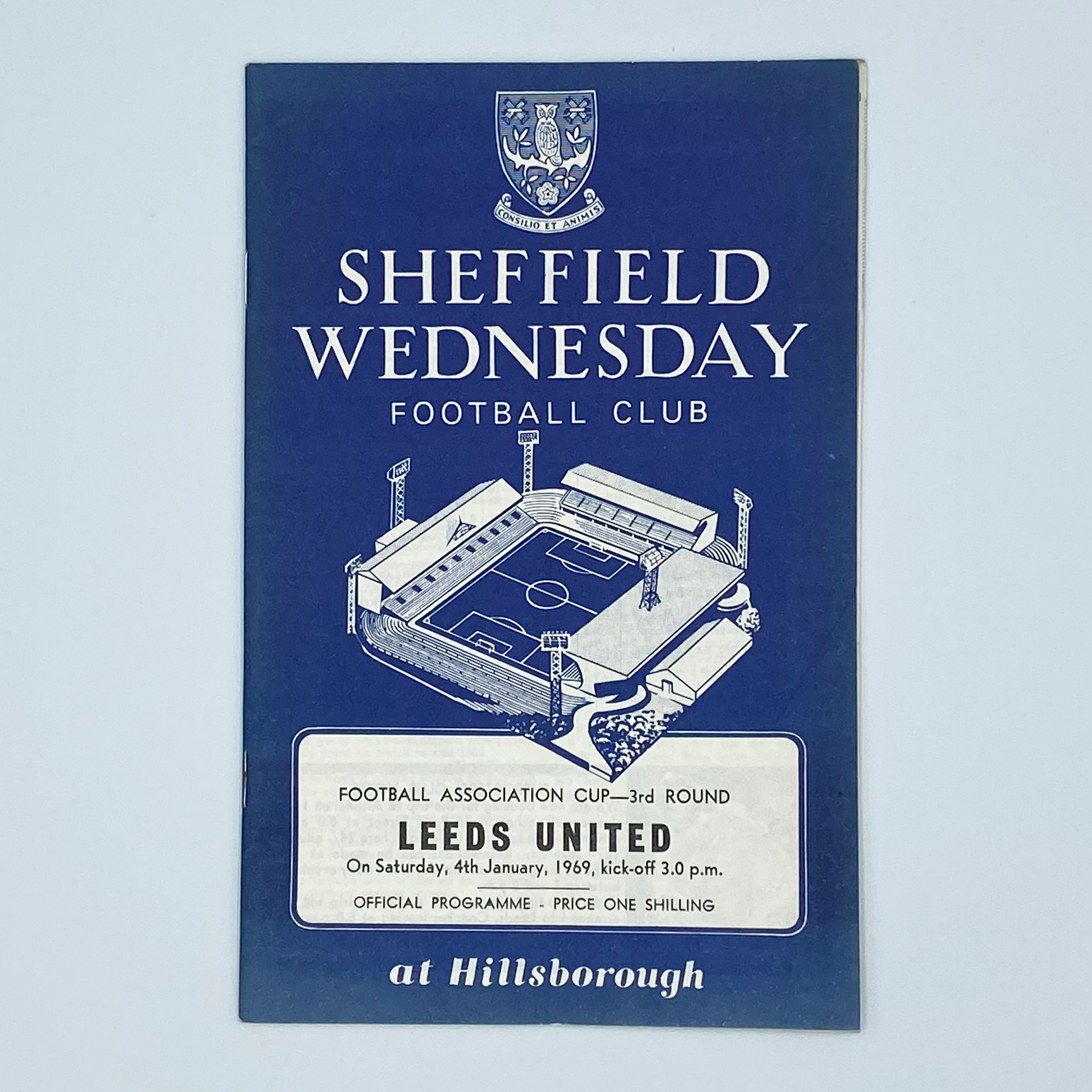 Sheffield Wednesday vs Leeds United Programme (4 January, 1969)