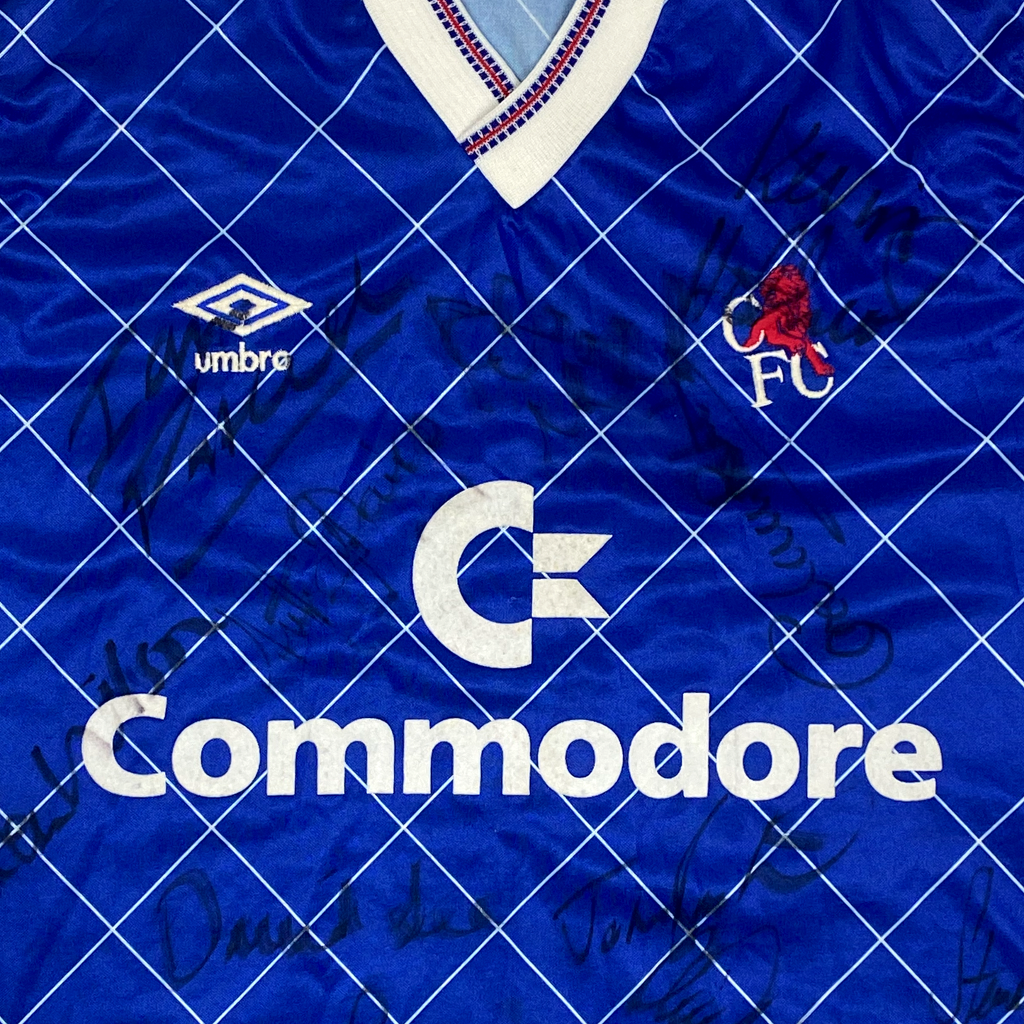 Signed Chelsea Home Shirt (1987-89)