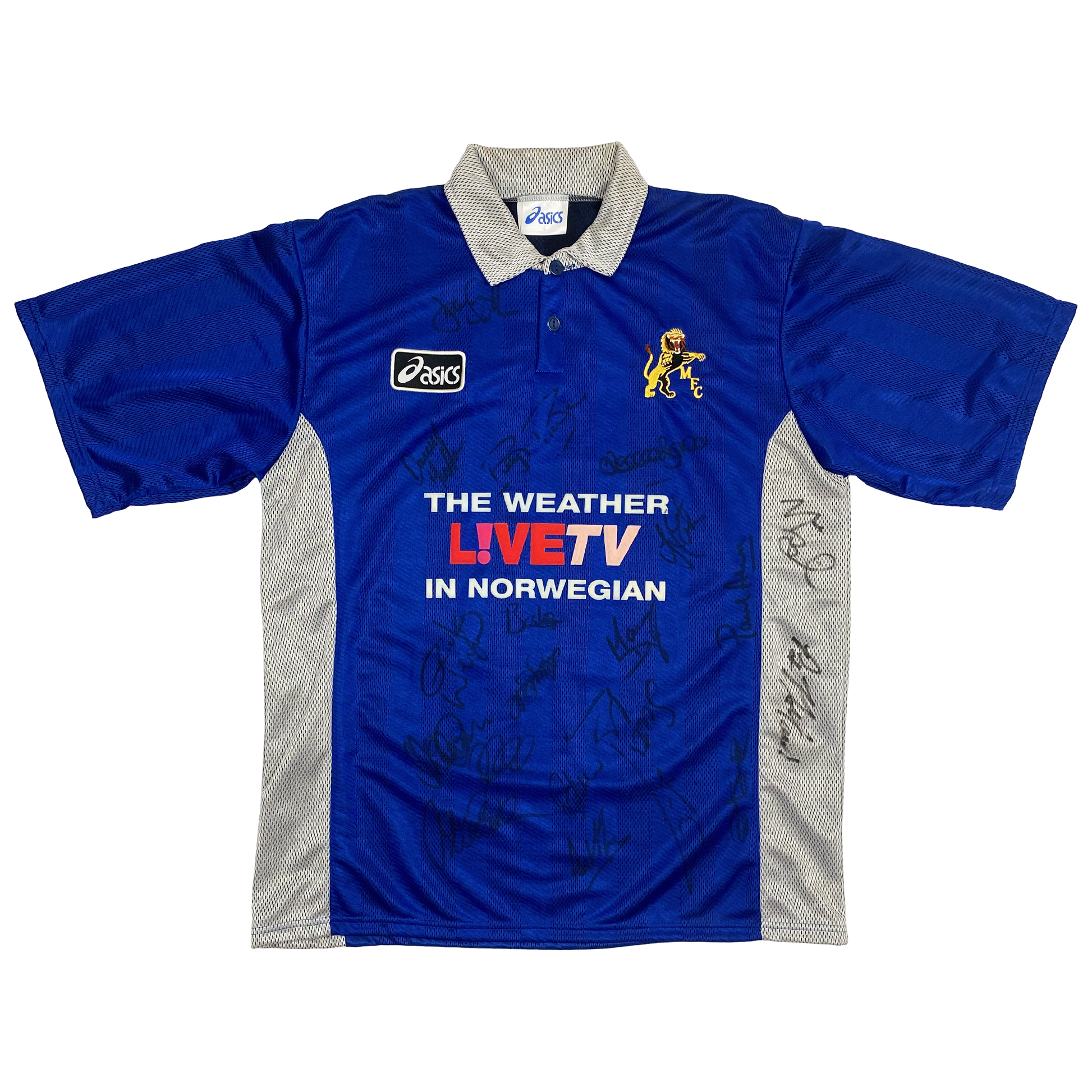 Signed Millwall Home Shirt (1997-99) | Large