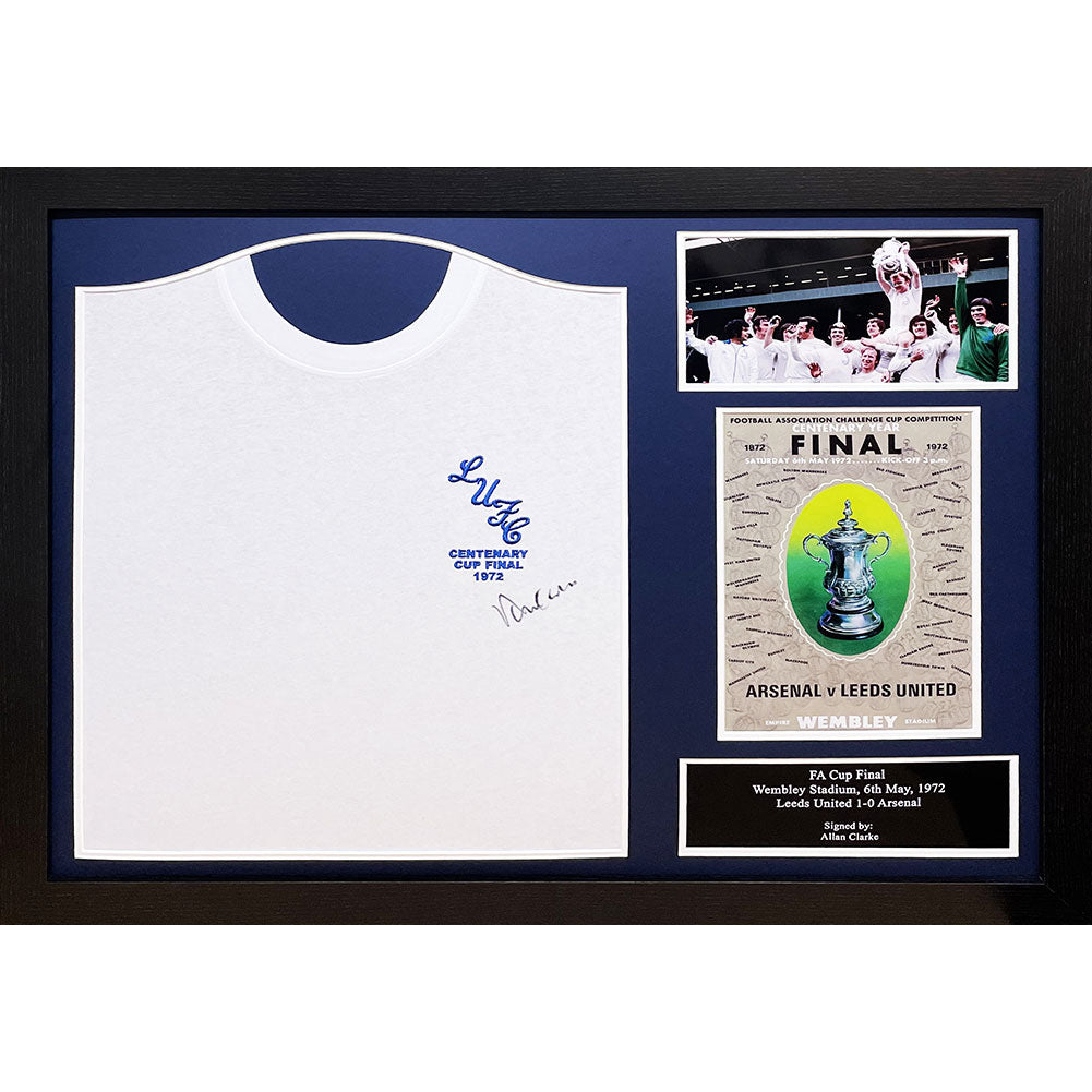 Leeds United - Allan Clarke Framed Signed Shirt