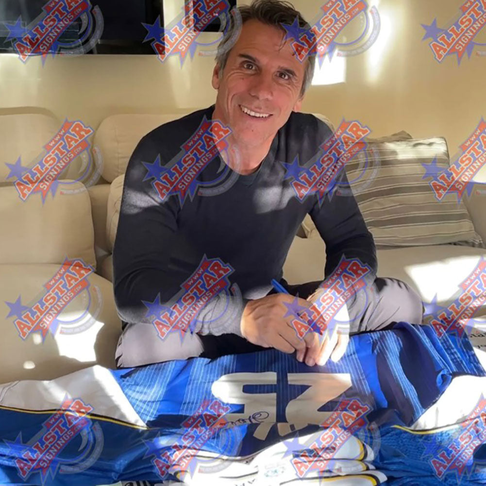 Chelsea - Gianfranco Zola Framed Signed Shirt