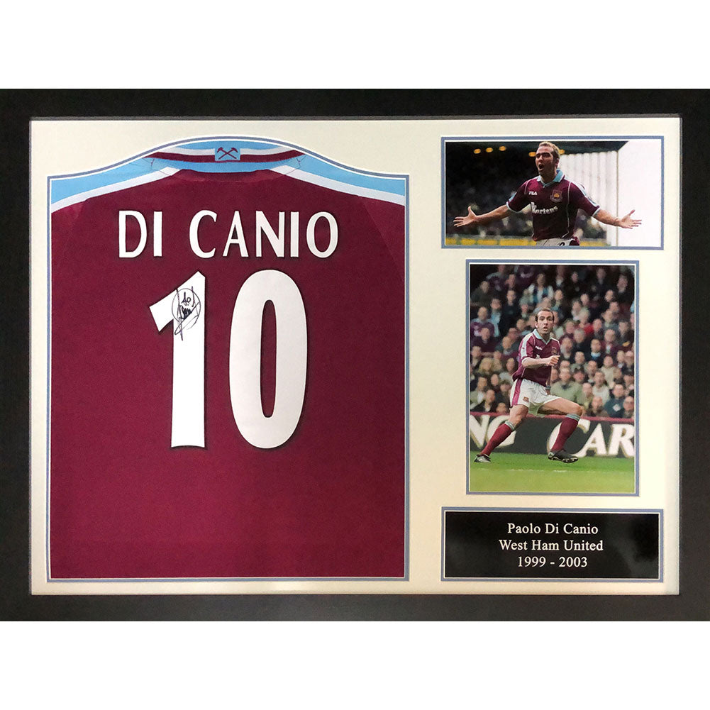 West Ham United - Paolo Di Canio Framed Signed Shirt
