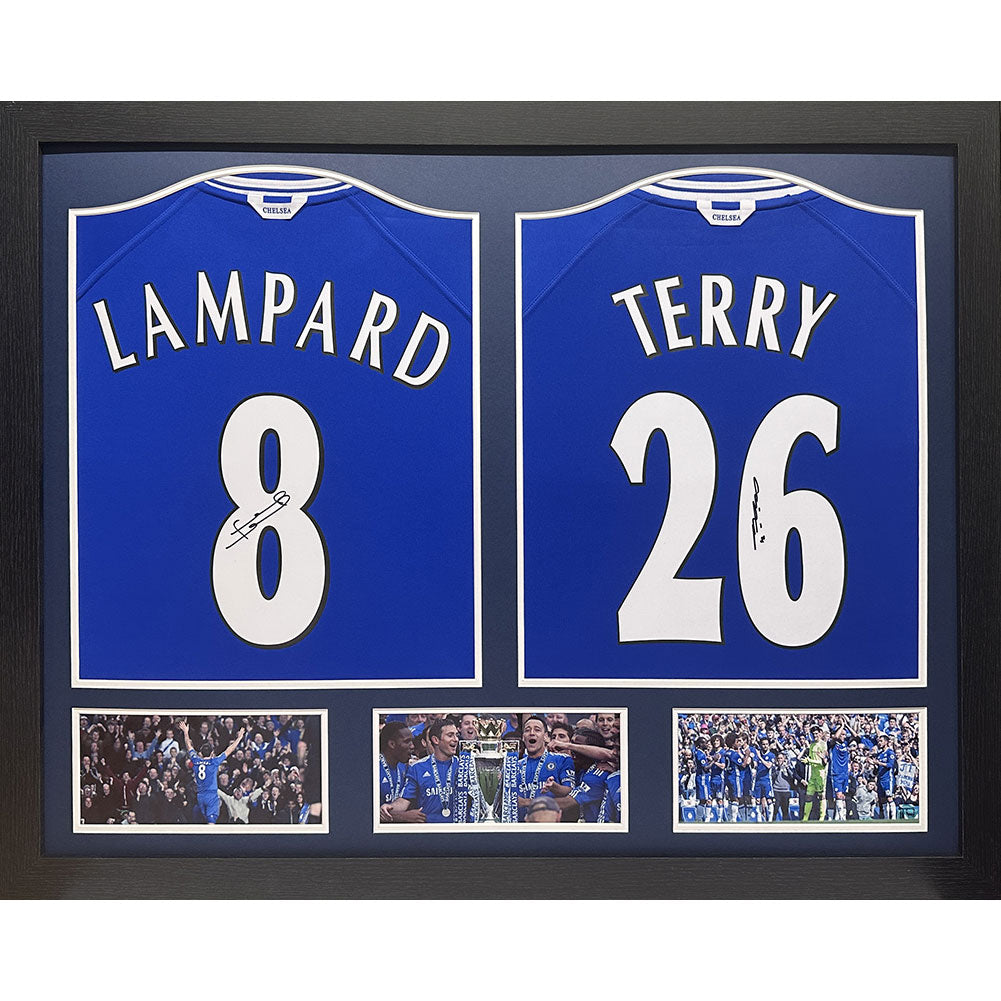 Chelsea - Frank Lampard & John Terry Framed Signed Shirts