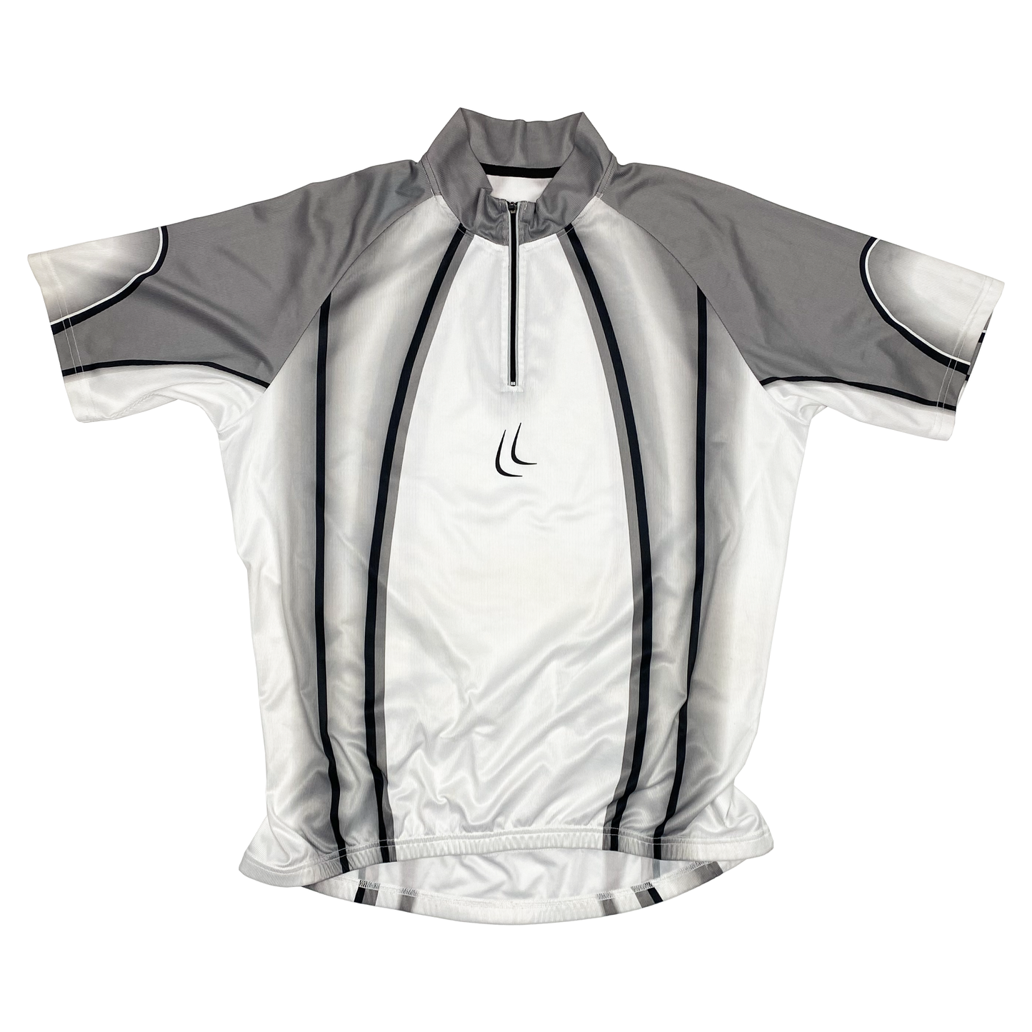 White & Grey Cycling Jersey | Large