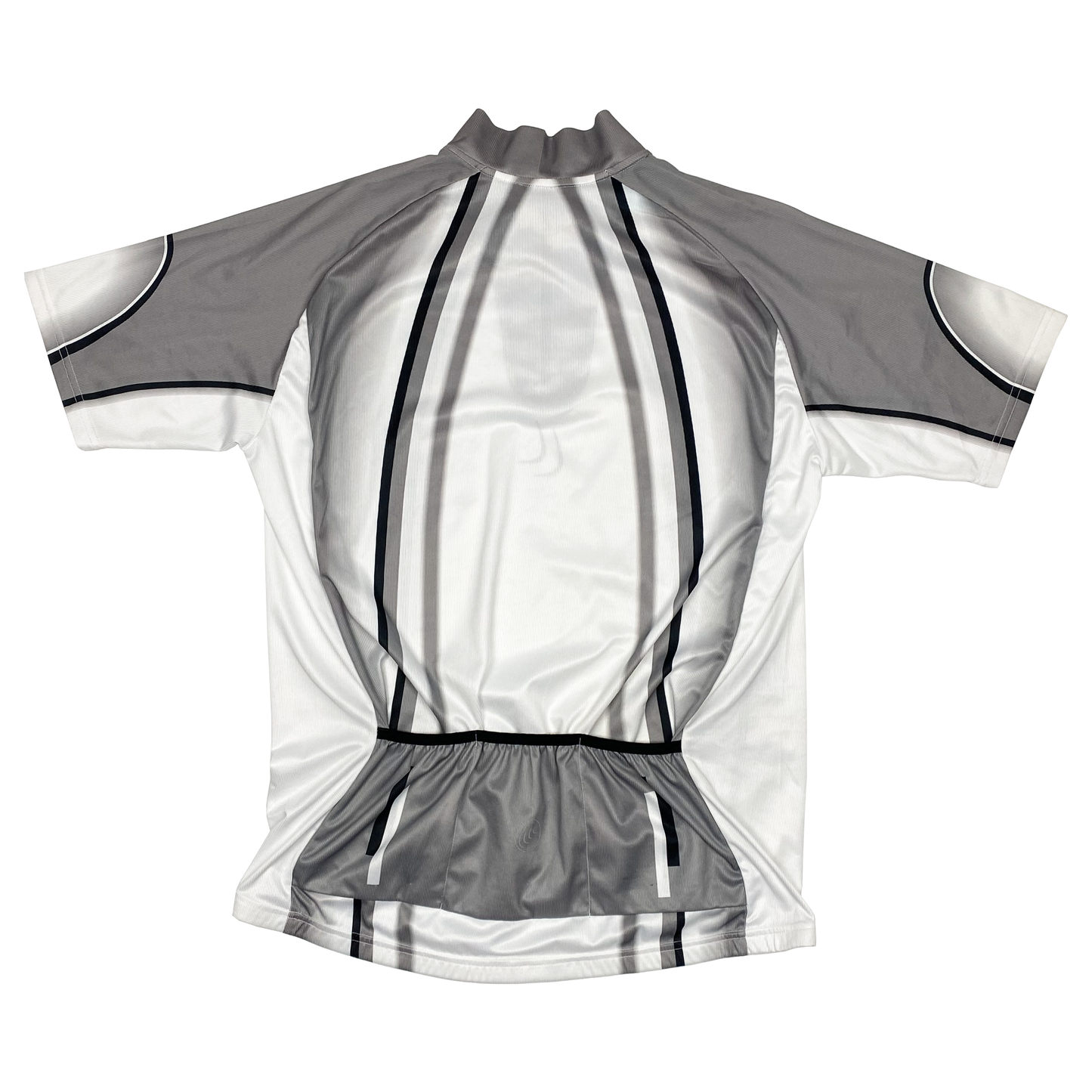 White & Grey Cycling Jersey | Large