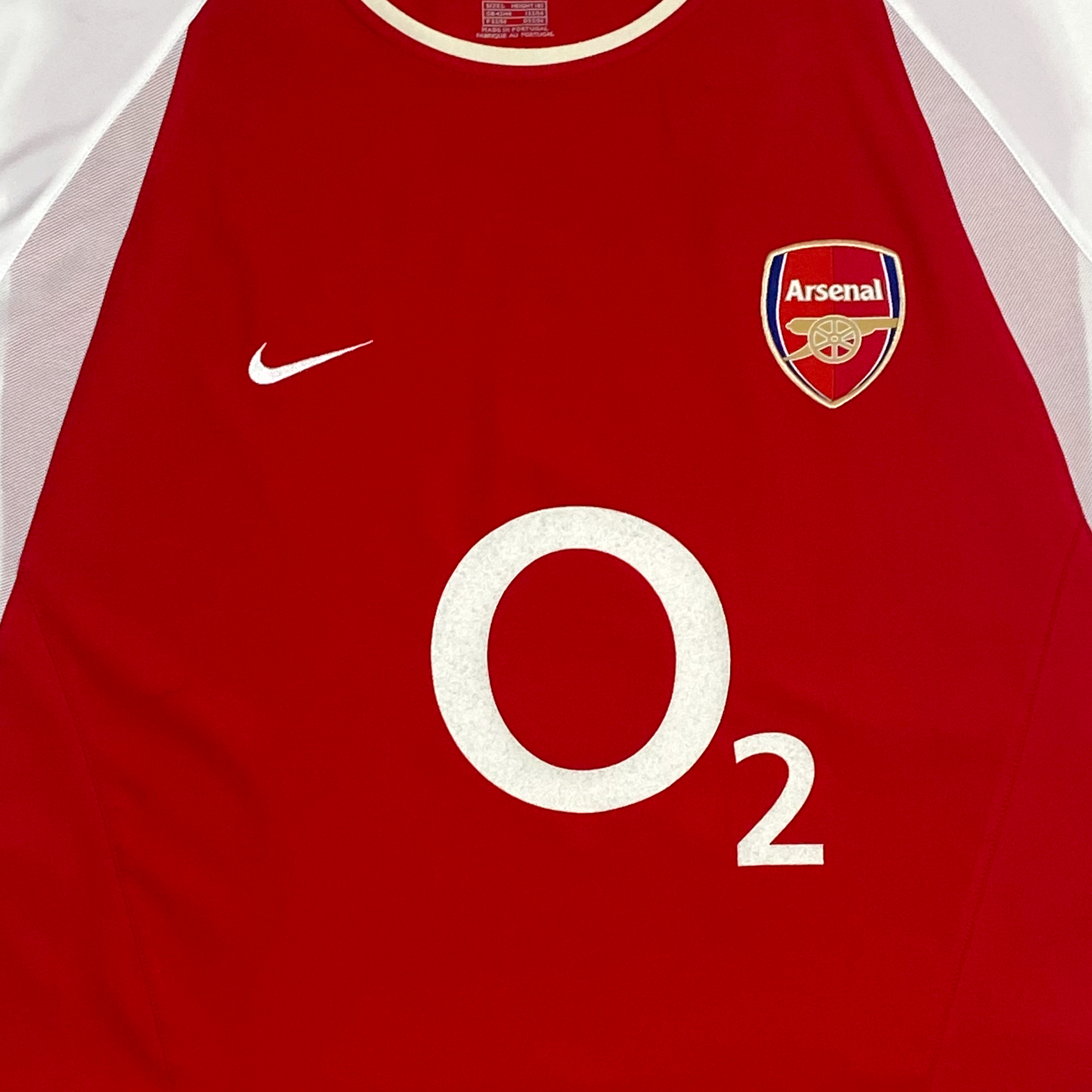 Arsenal Home Shirt (2002-04) | Large