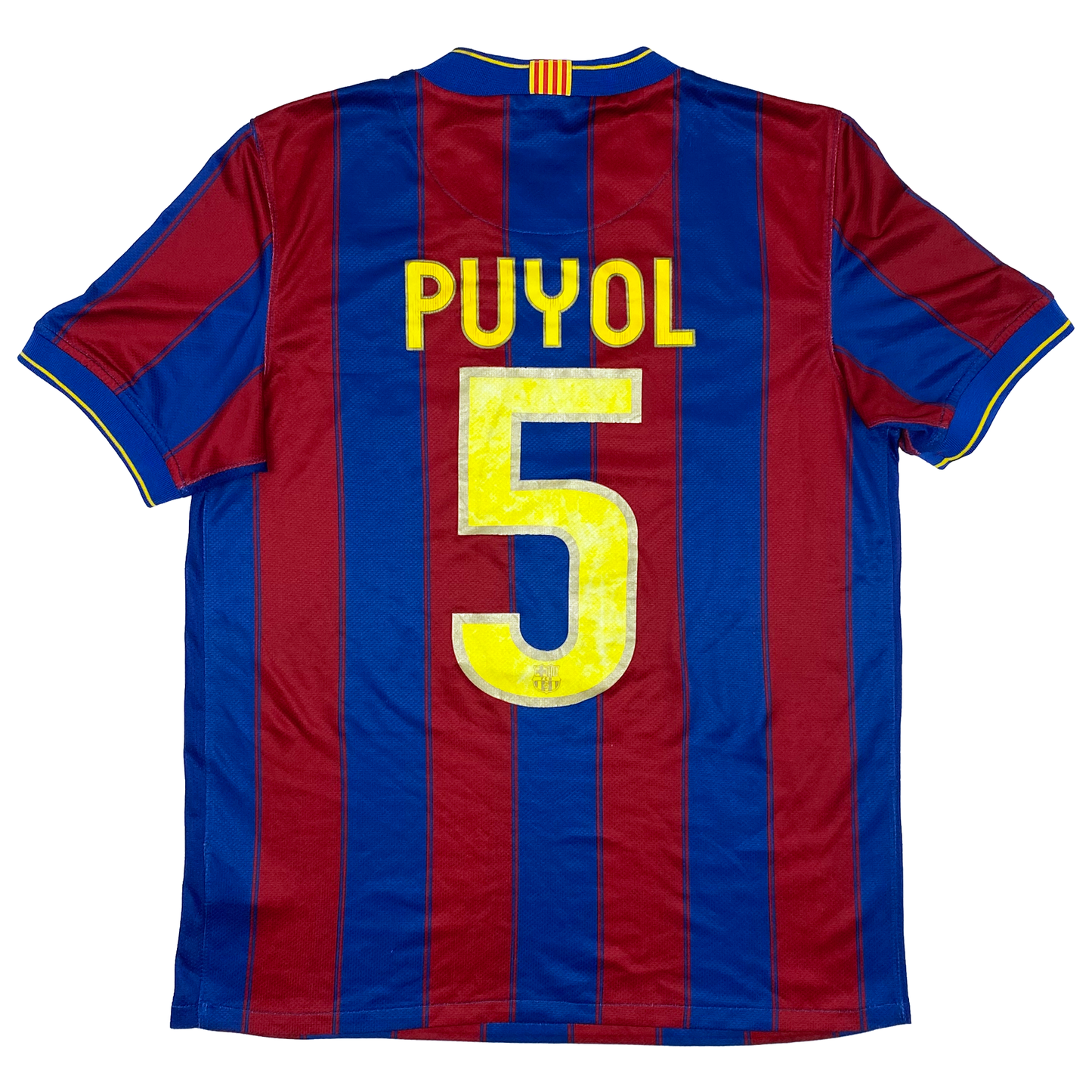 FC Barcelona Home Shirt (2009-10) - Puyol 5 | Small