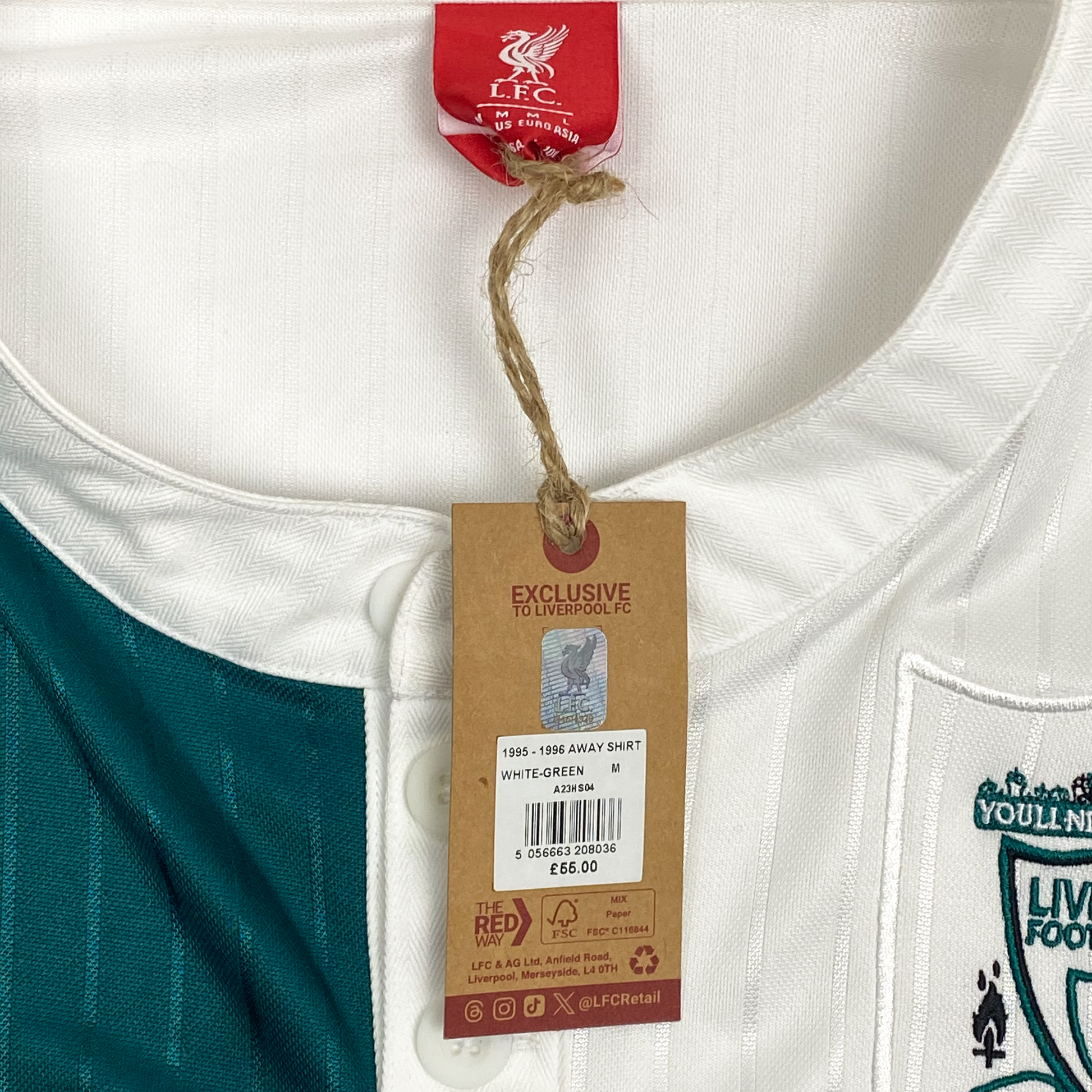 Liverpool Replica Away Shirt (1995-96) | Medium