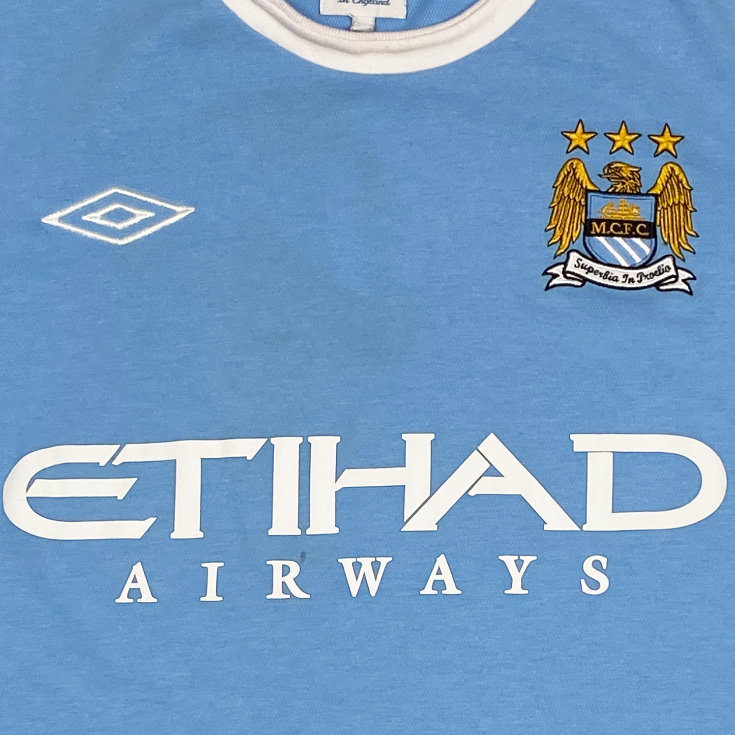Manchester City Home Shirt (2009-10) | Small