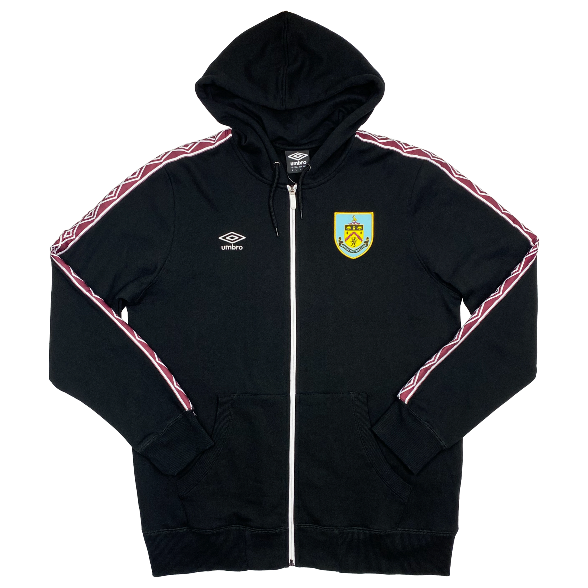 Burnley Zip-Up Hoodie | Large