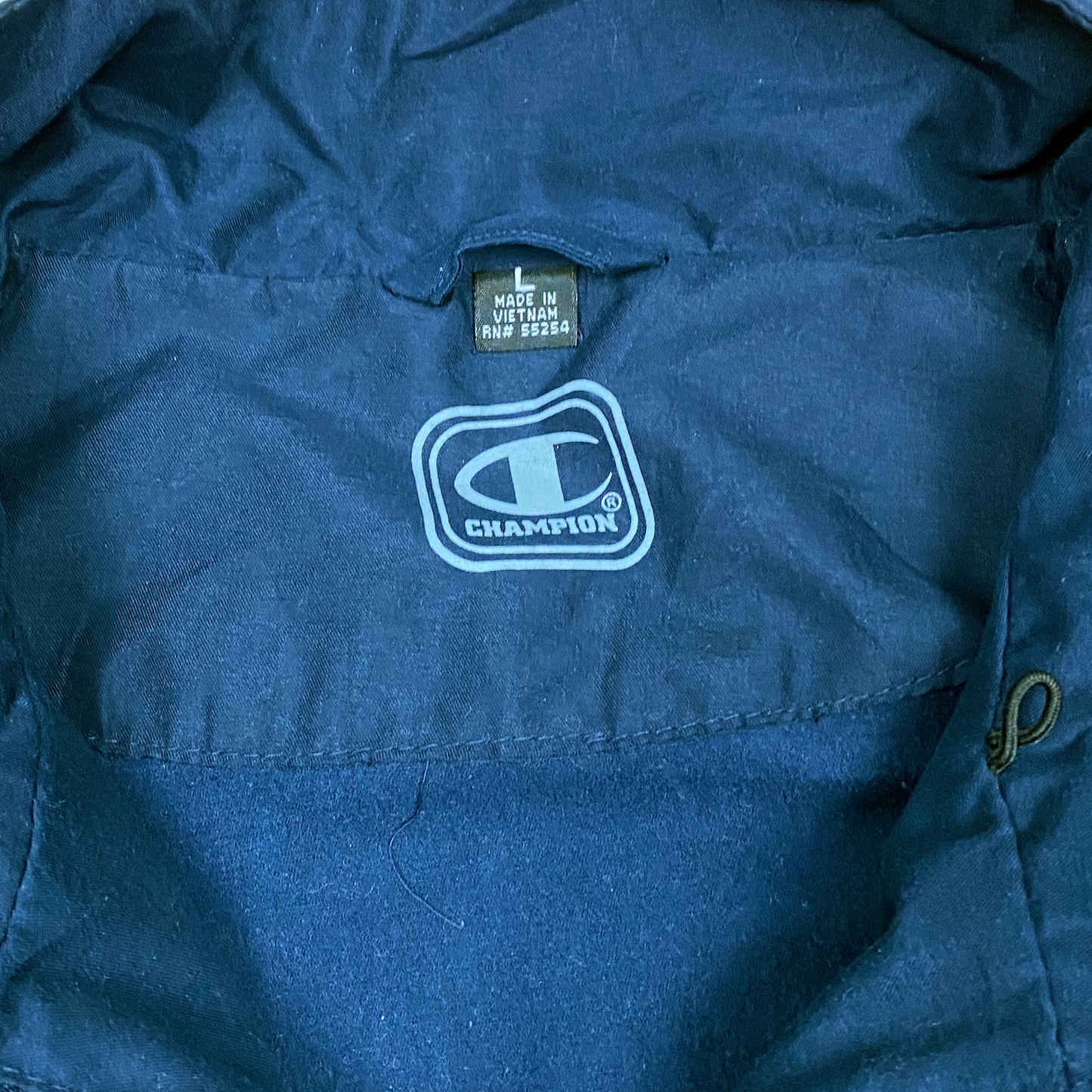Navy Champion Padded Jacket | Large
