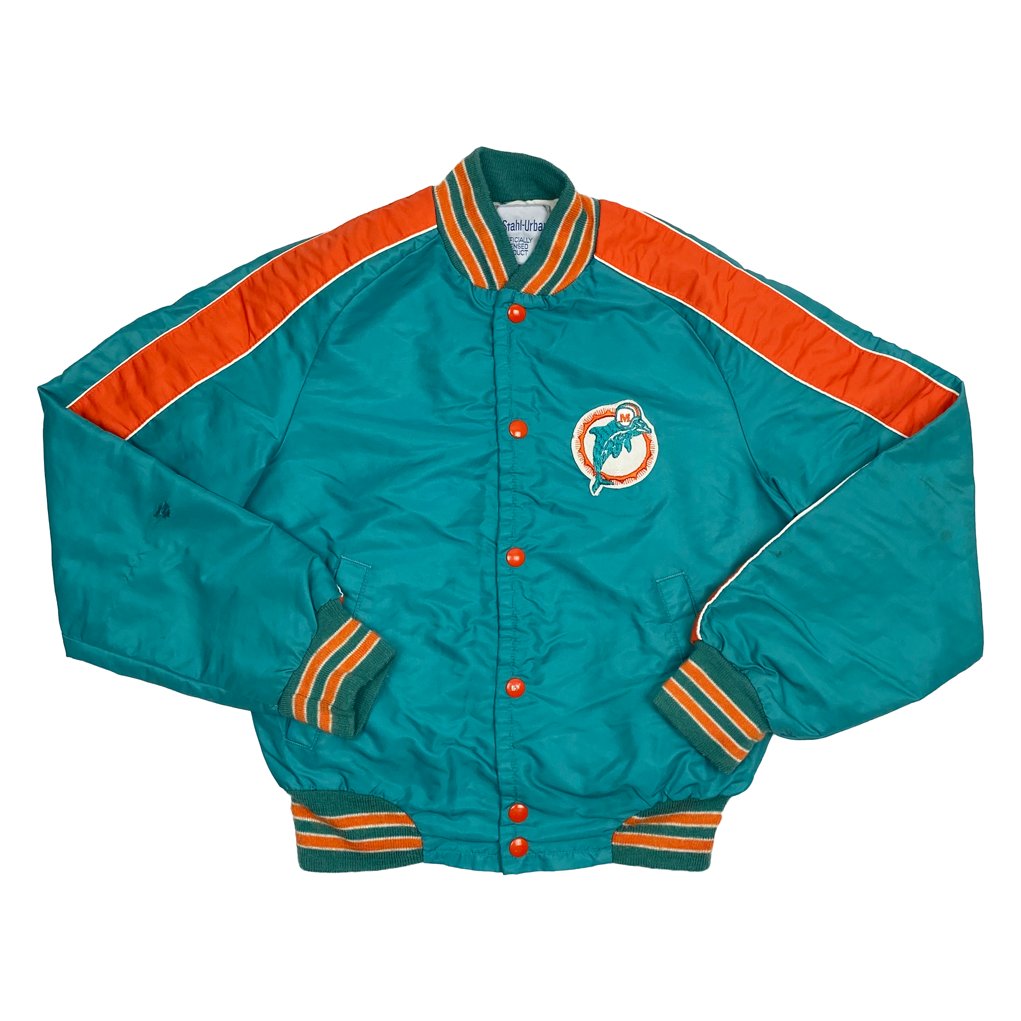 Miami Dolphins Cropped Bomber Jacket | Women's Large