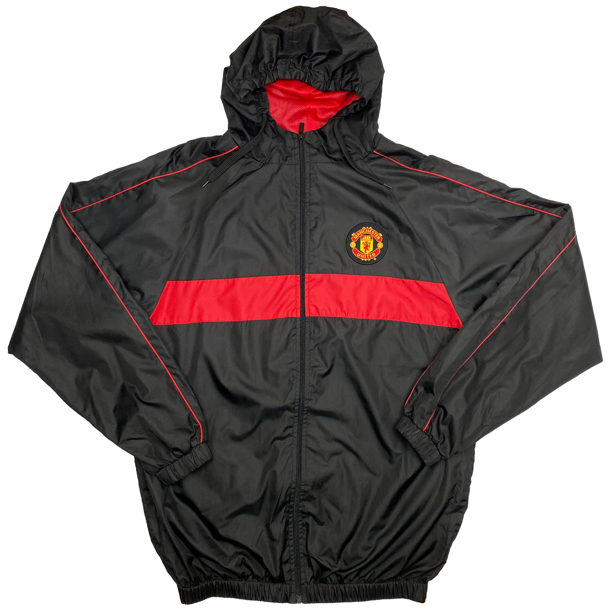 Manchester United Black Rain Jacket | Large